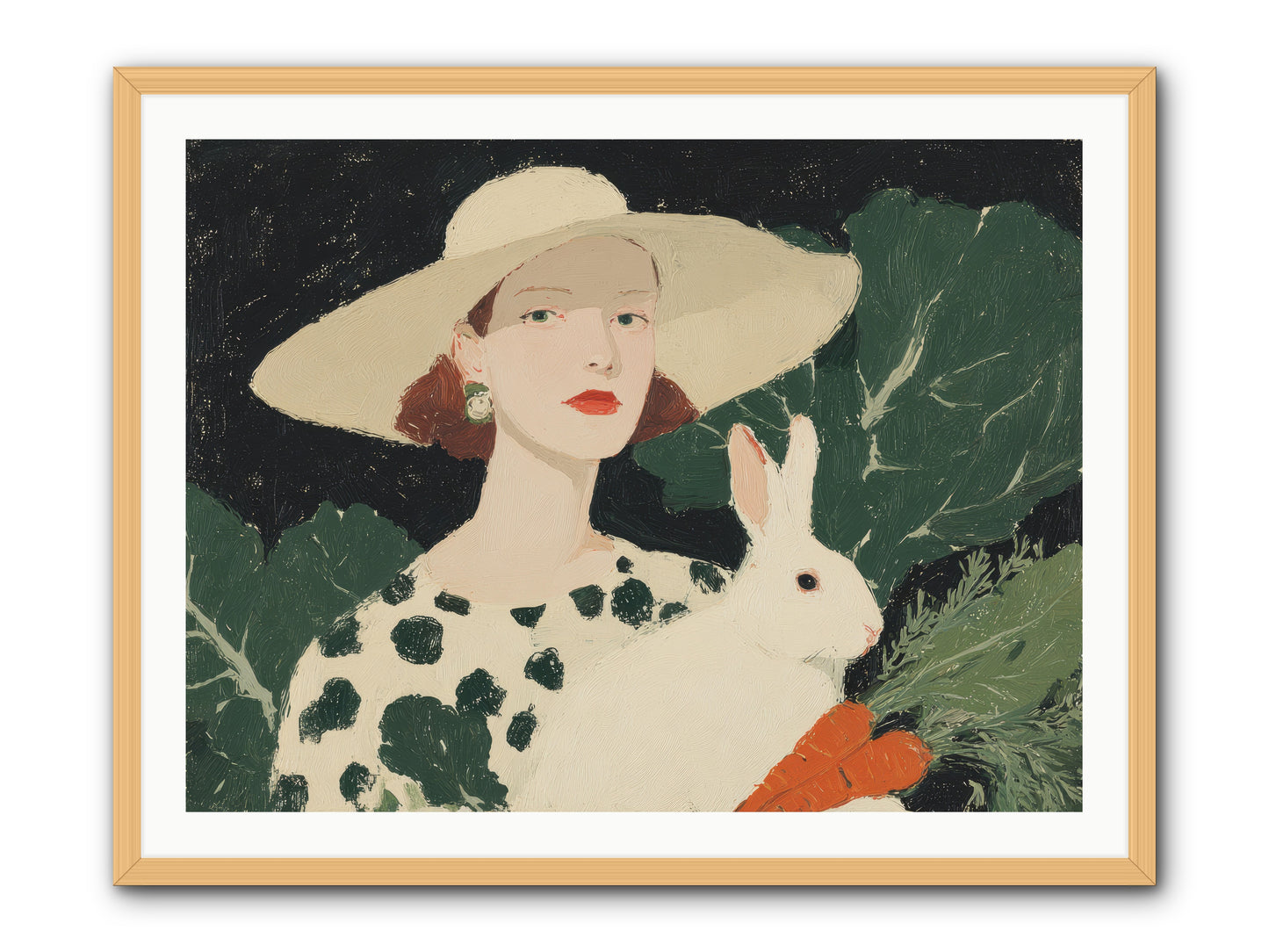 Whispered Promises -- Framed Print - Natural 40x30