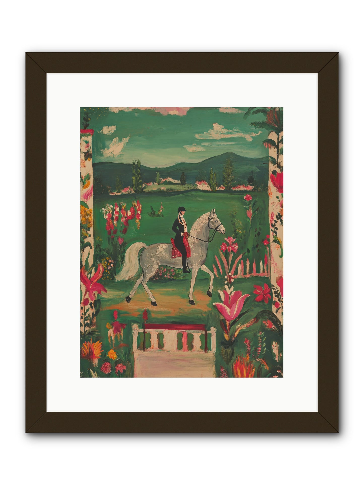 Whispering Field Notes -- Framed Print - Black 12x16