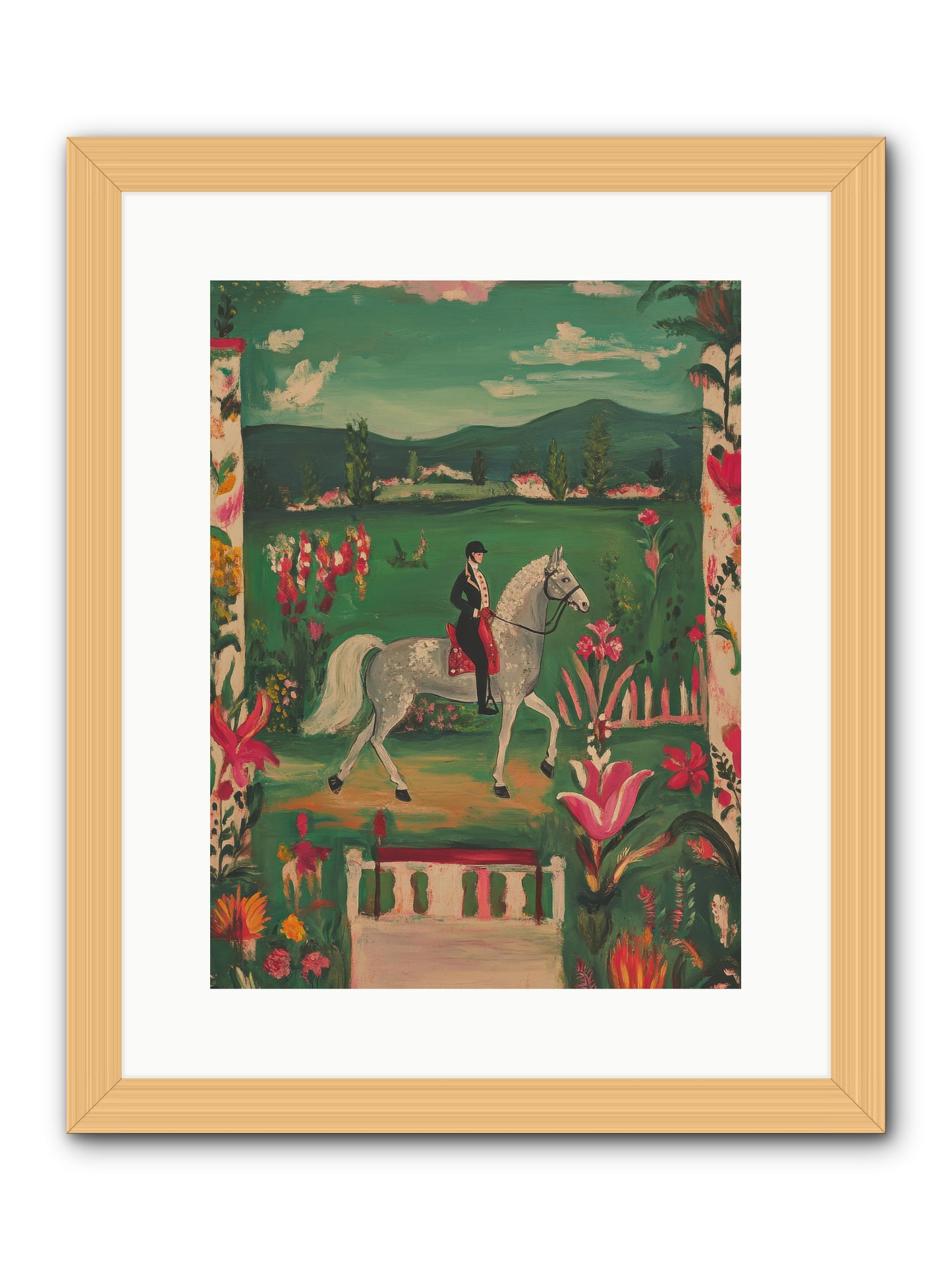 Whispering Field Notes -- Framed Print - Natural 12x16