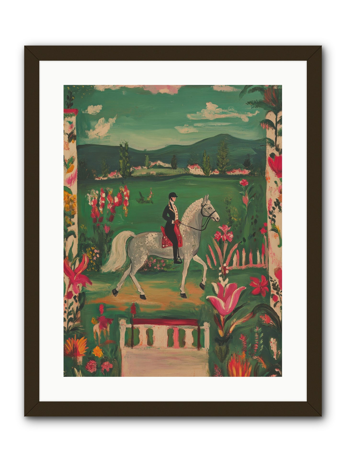 Whispering Field Notes -- Framed Print - Black 18x24