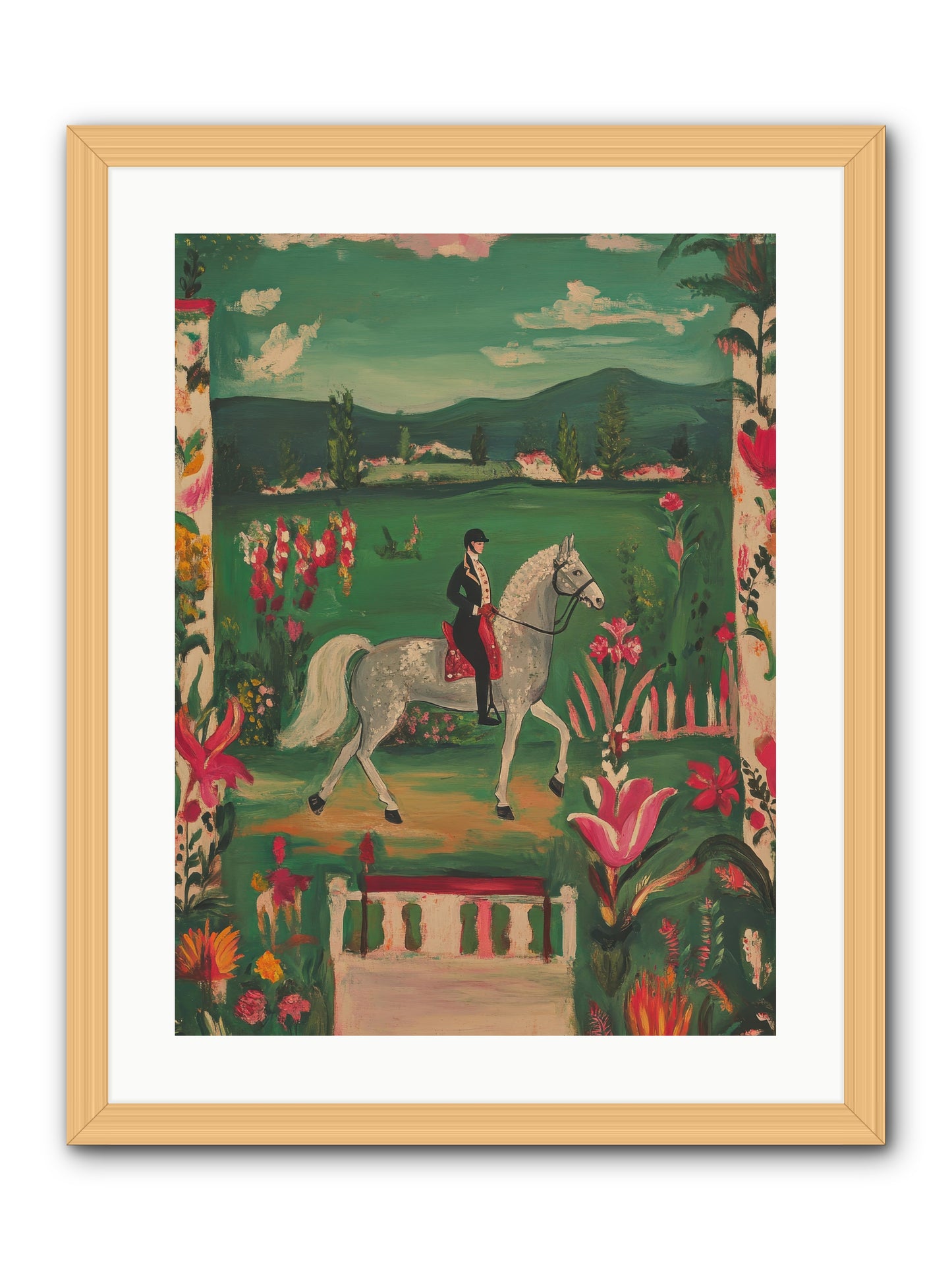 Whispering Field Notes -- Framed Print - Natural 18x24