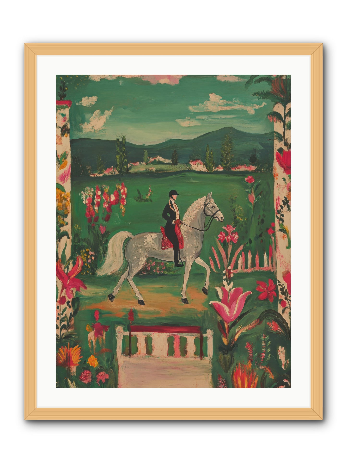 Whispering Field Notes -- Framed Print - Natural 24x32