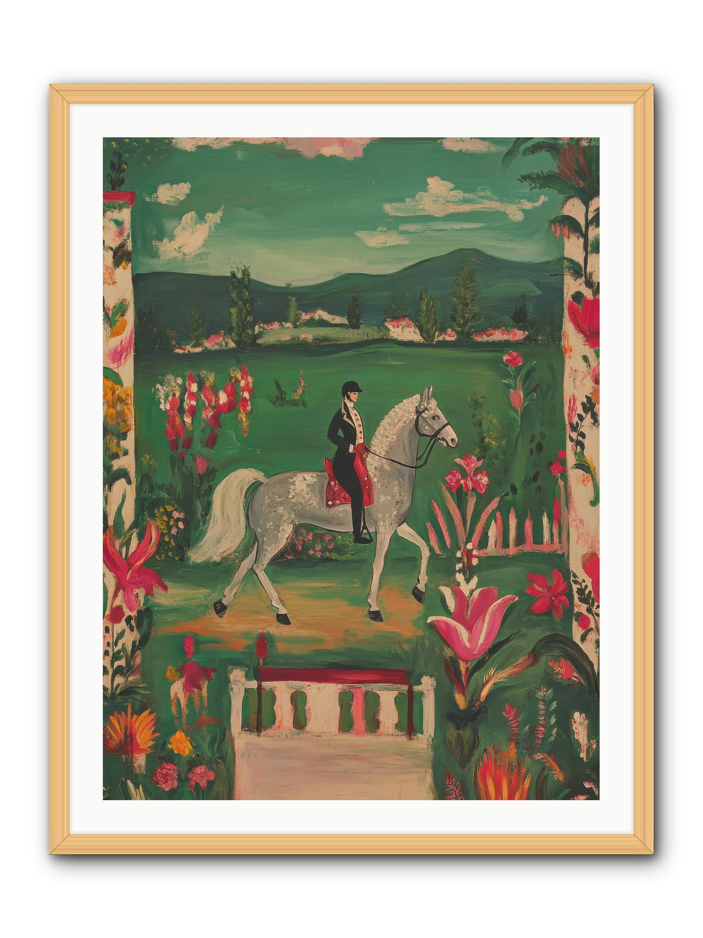 Whispering Field Notes -- Framed Print - Natural 30x40