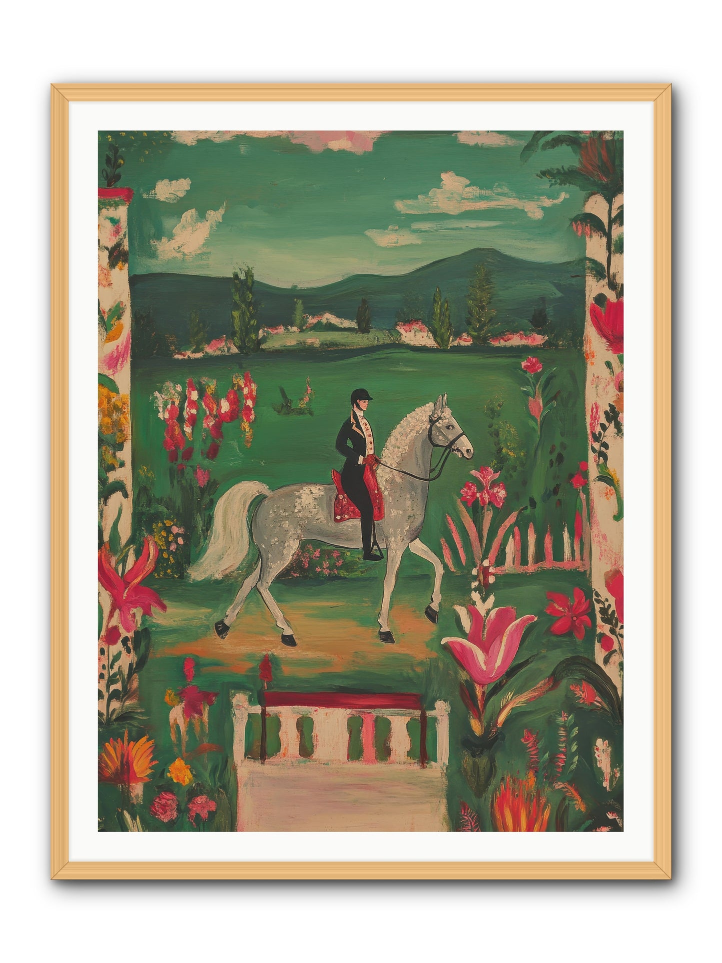 Whispering Field Notes -- Framed Print - Natural 36x48