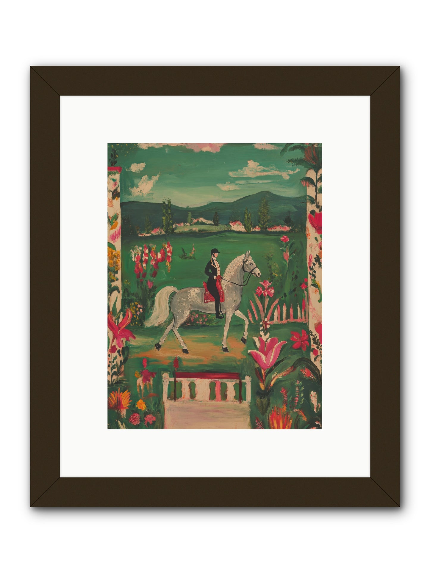 Whispering Field Notes -- Framed Print - Black 9x12