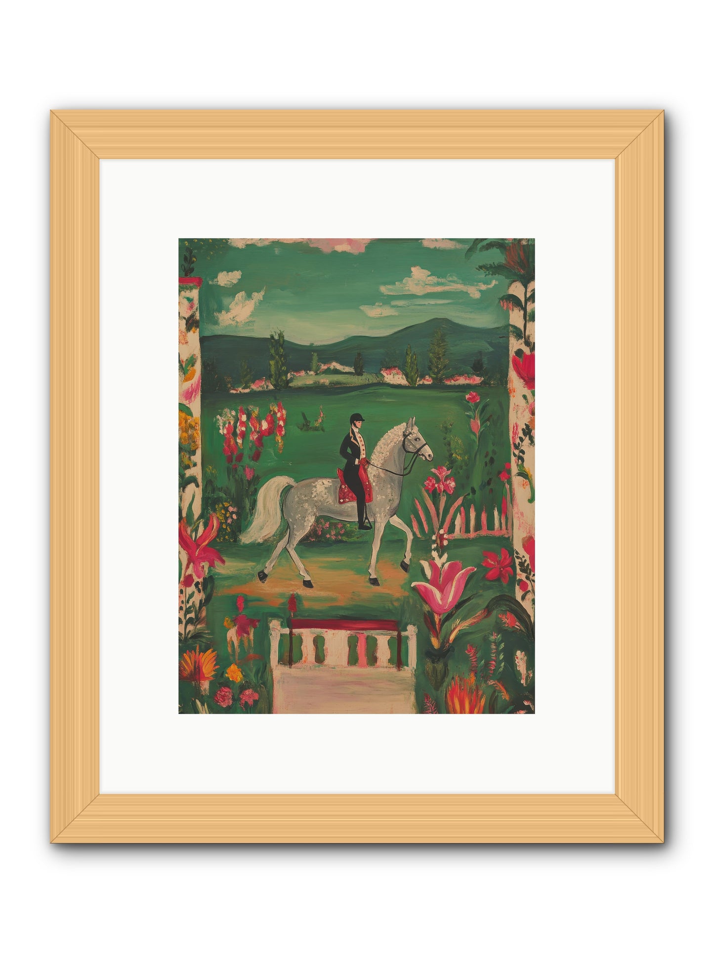 Whispering Field Notes -- Framed Print - Natural 9x12