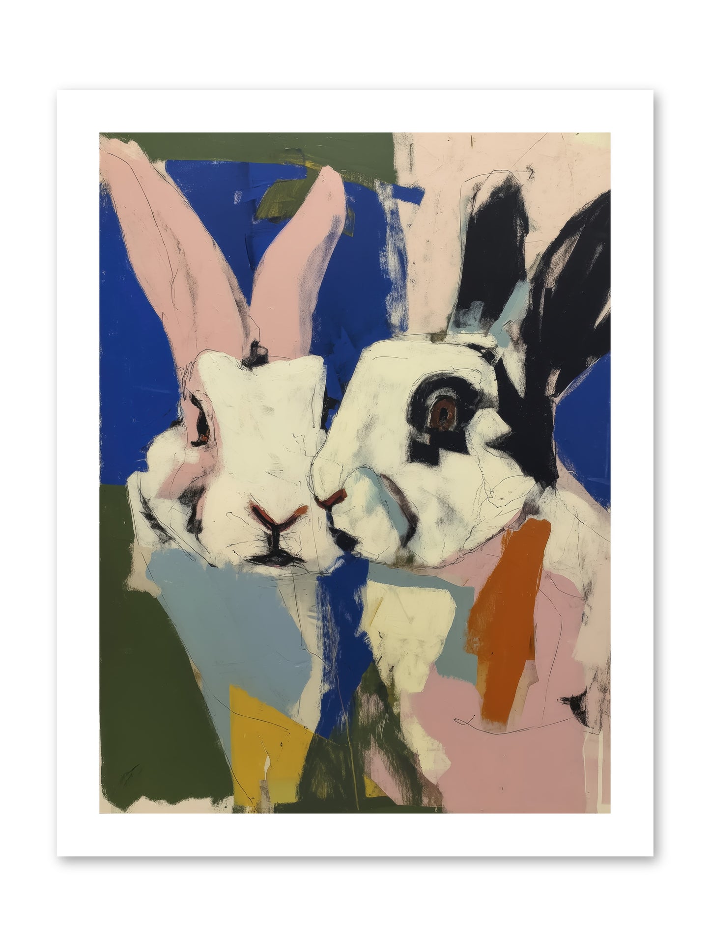 Whispering Nuzzle -- Paper Print 12x16