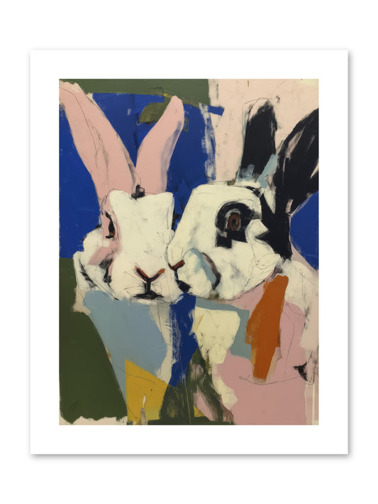 Whispering Nuzzle -- Paper Print 9x12