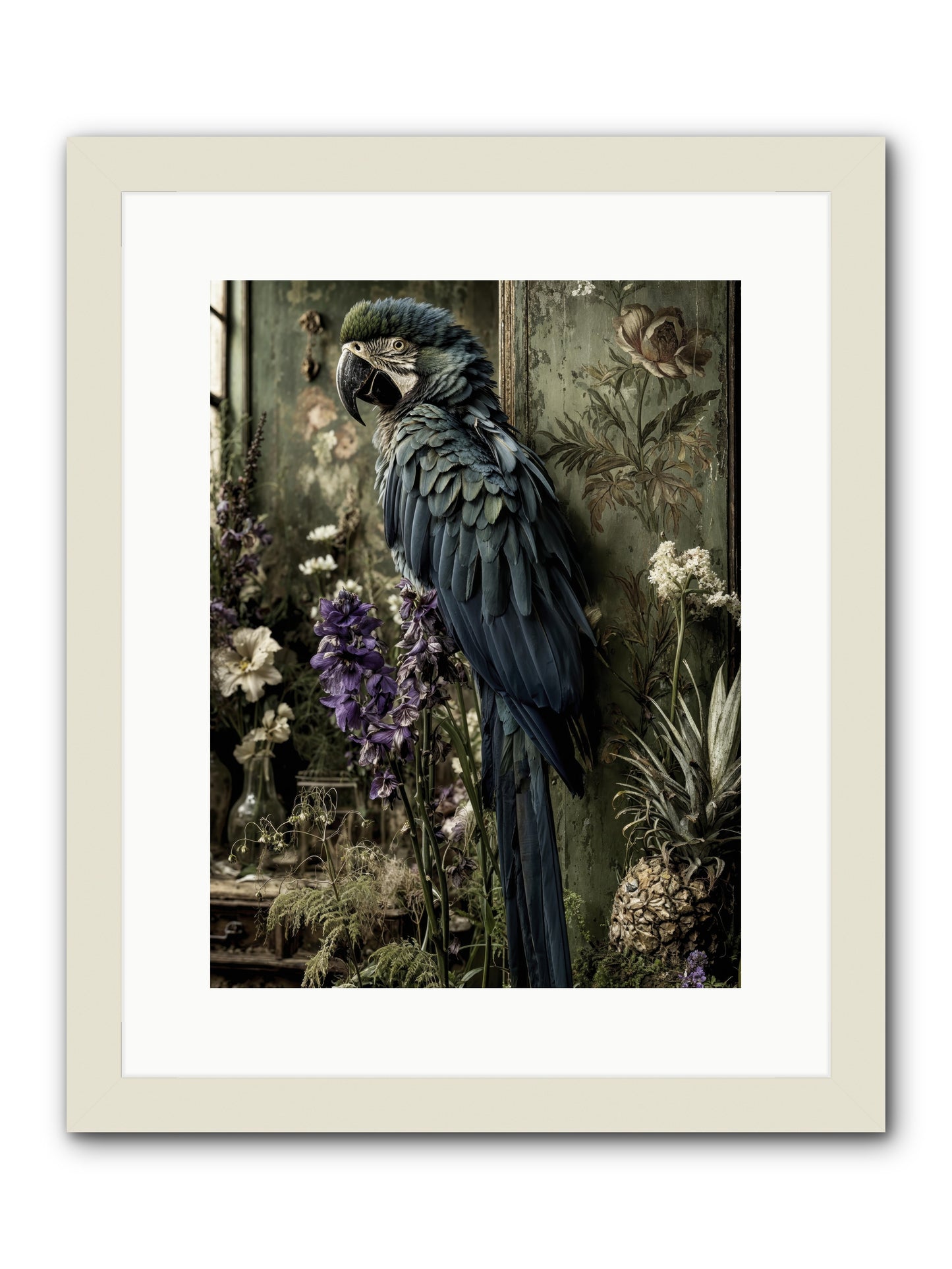 Whisperlight -- Framed Print - White 12x16