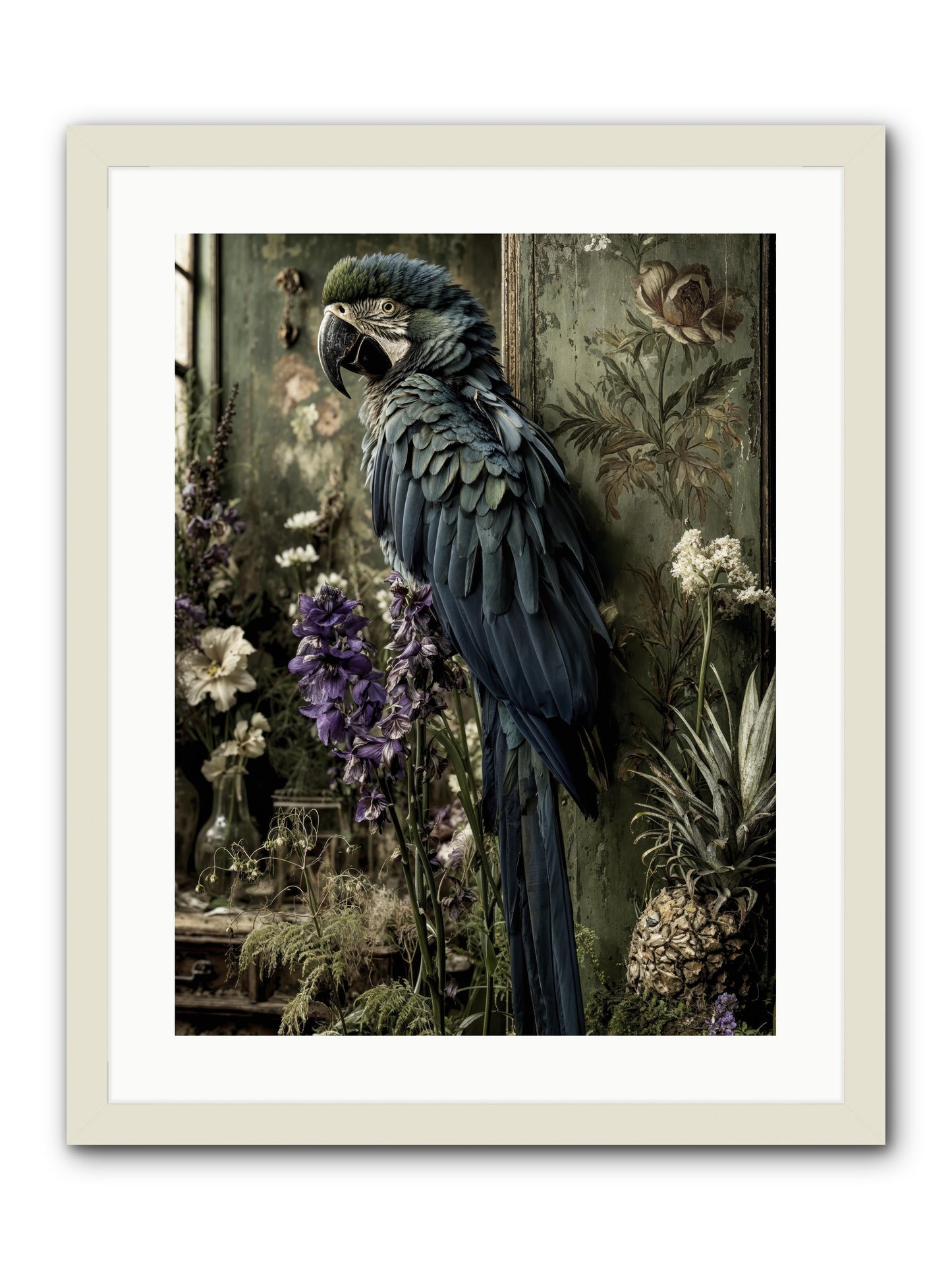 Whisperlight -- Framed Print - White 18x24