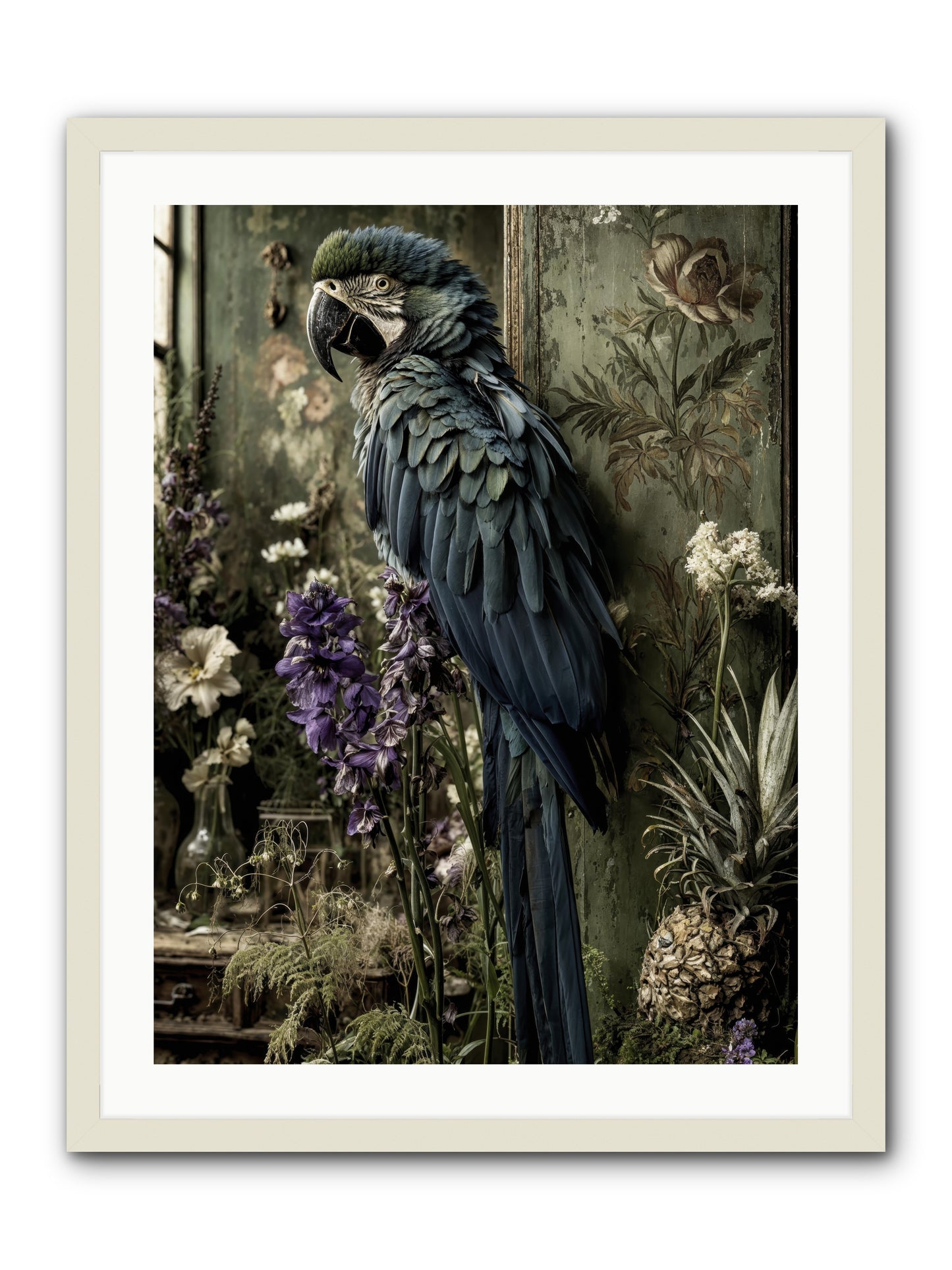 Whisperlight -- Framed Print - White 24x32