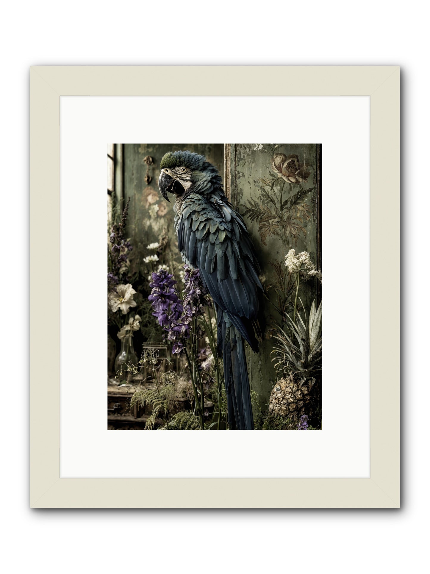 Whisperlight -- Framed Print - White 9x12
