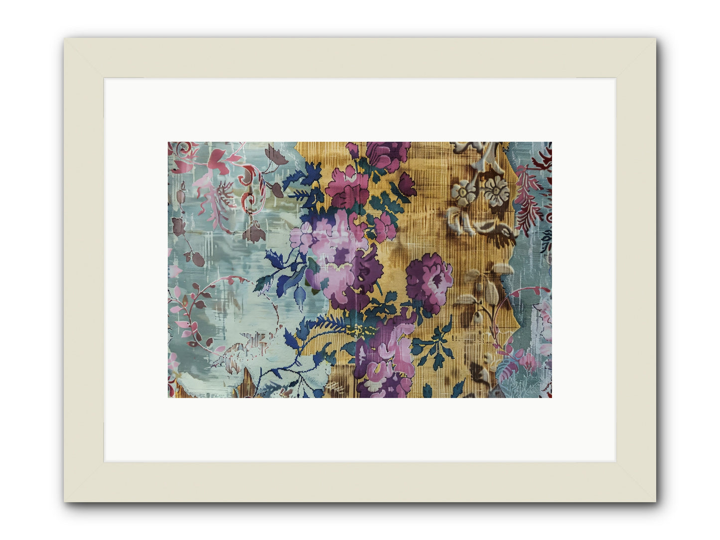 Whispers Of Versailles -- Framed Print - White 12x8
