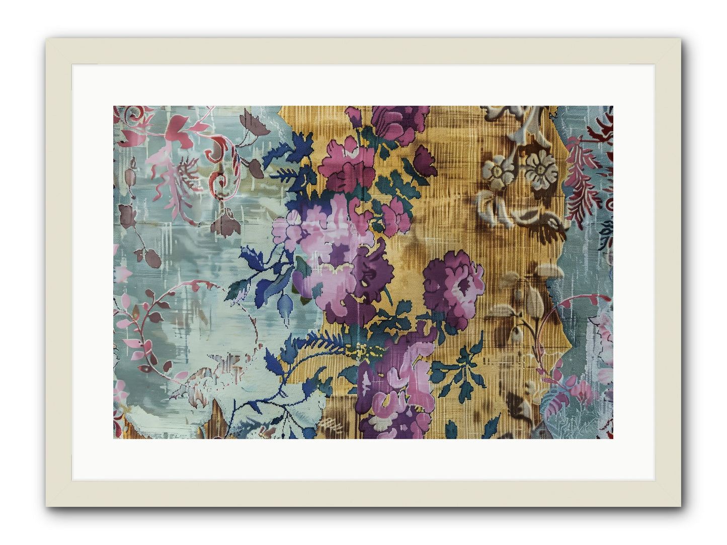 Whispers Of Versailles -- Framed Print - White 24x16
