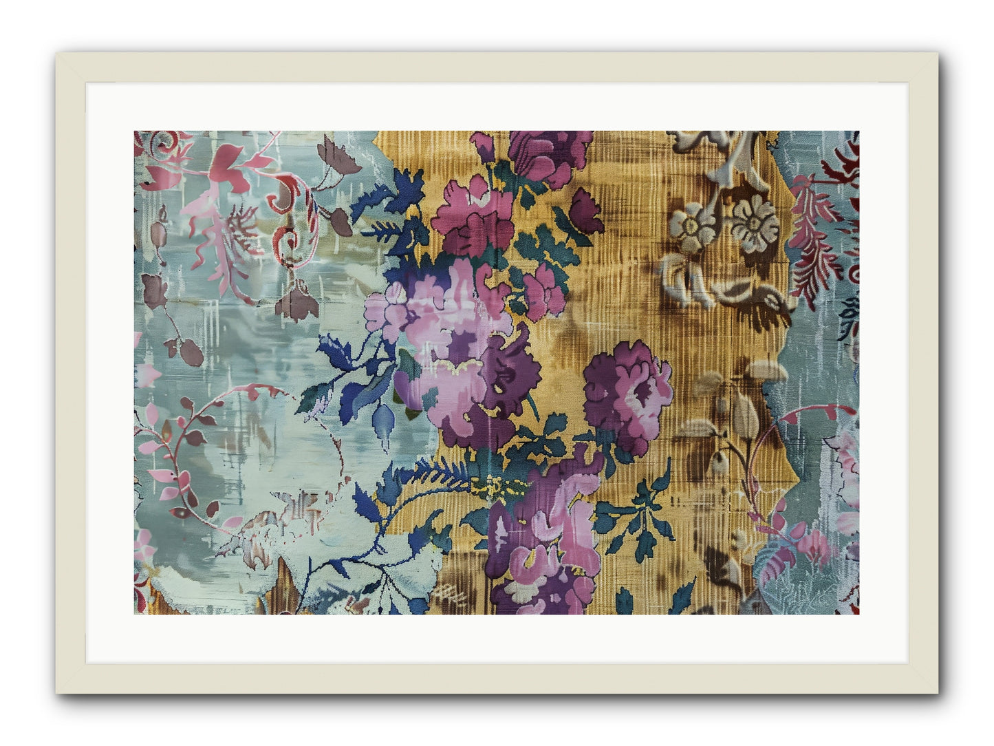 Whispers Of Versailles -- Framed Print - White 30x20