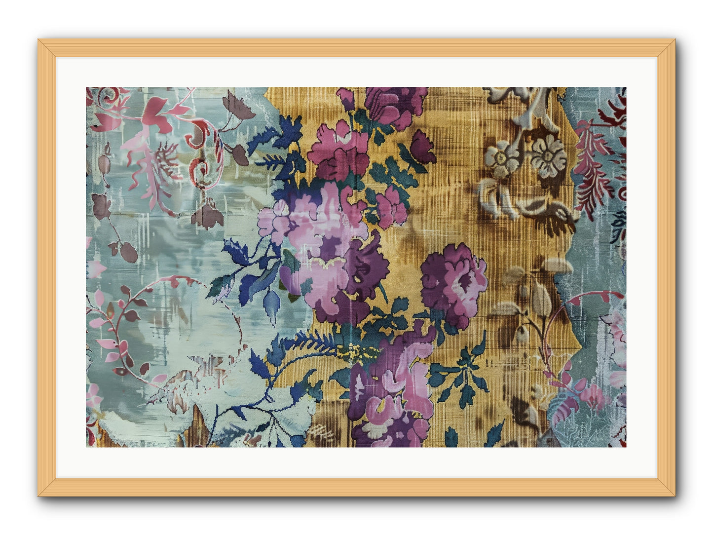 Whispers Of Versailles -- Framed Print - Natural 36x24