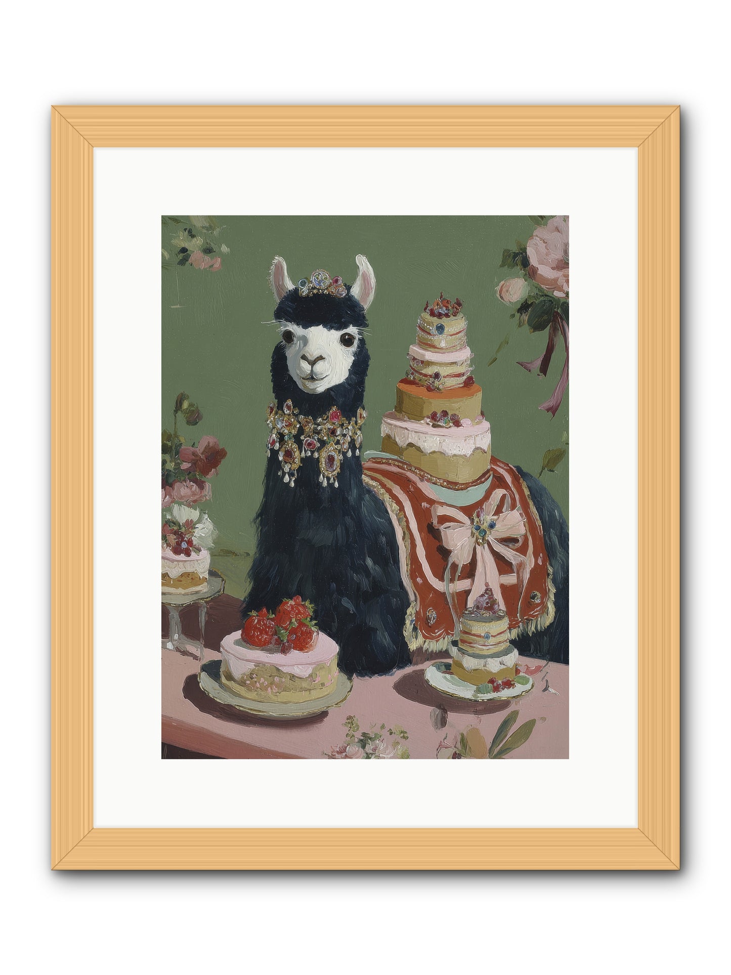 Whispers of Delight -- Framed Print - Natural 12x16
