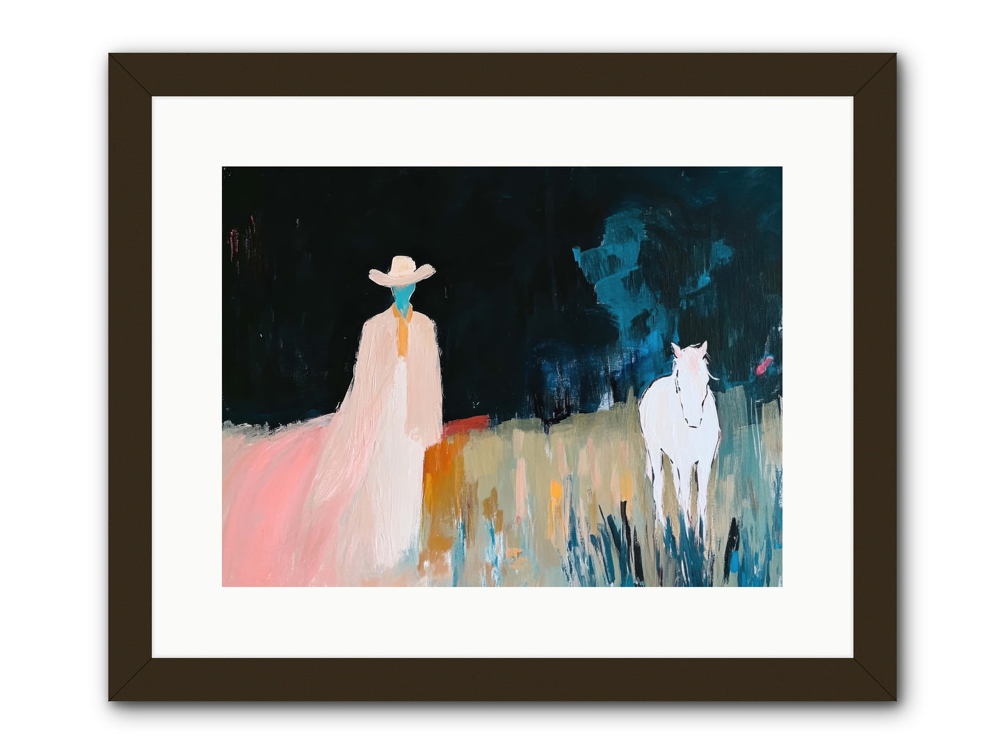 Whispers of the Plains -- Framed Print - Black 16x12