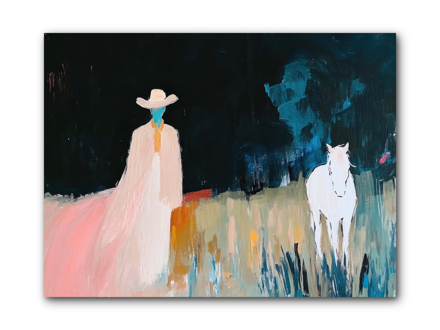Whispers of the Plains -- Wrapped Canvas 12x9
