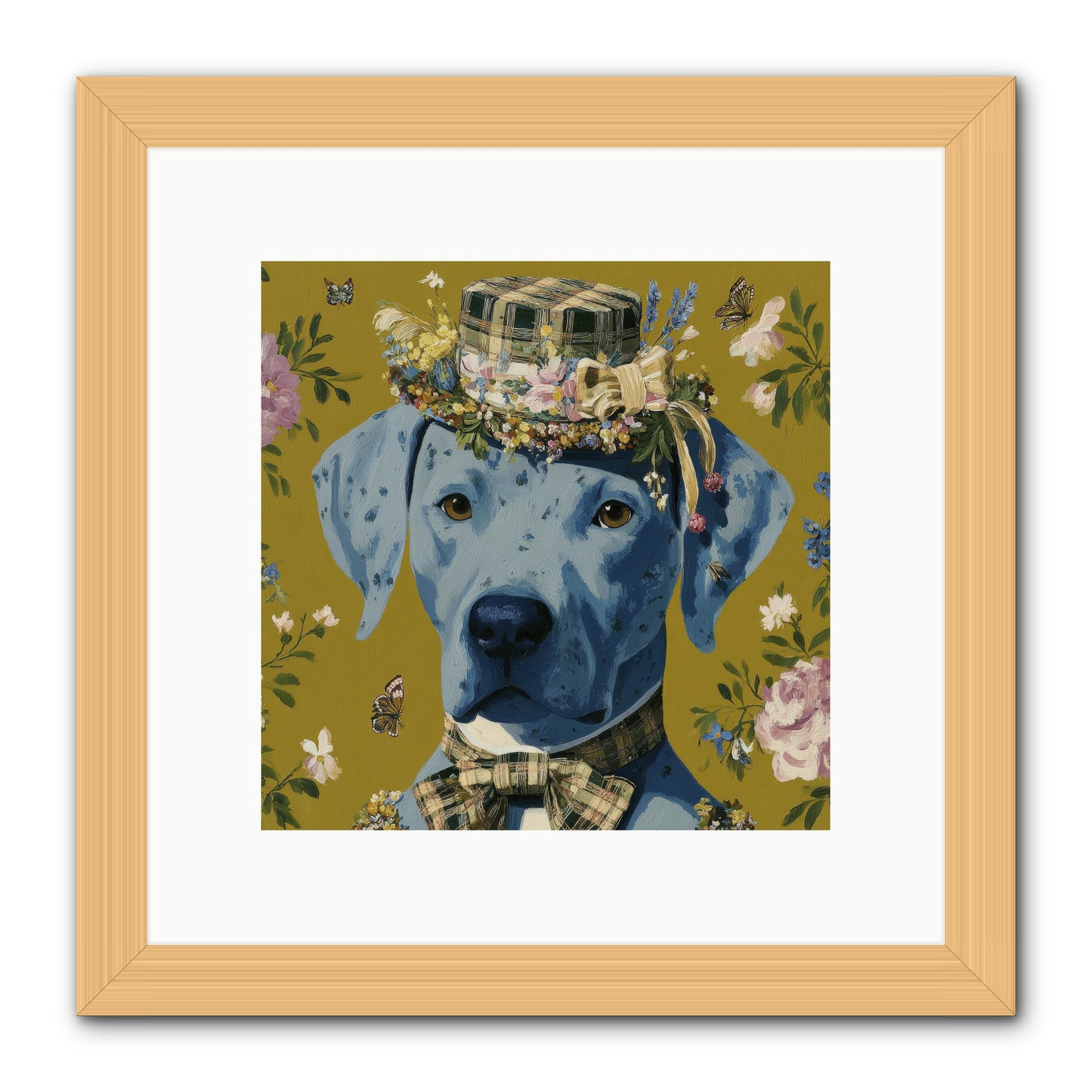 Whispers of the Woodland -- Framed Print - Natural 10x10