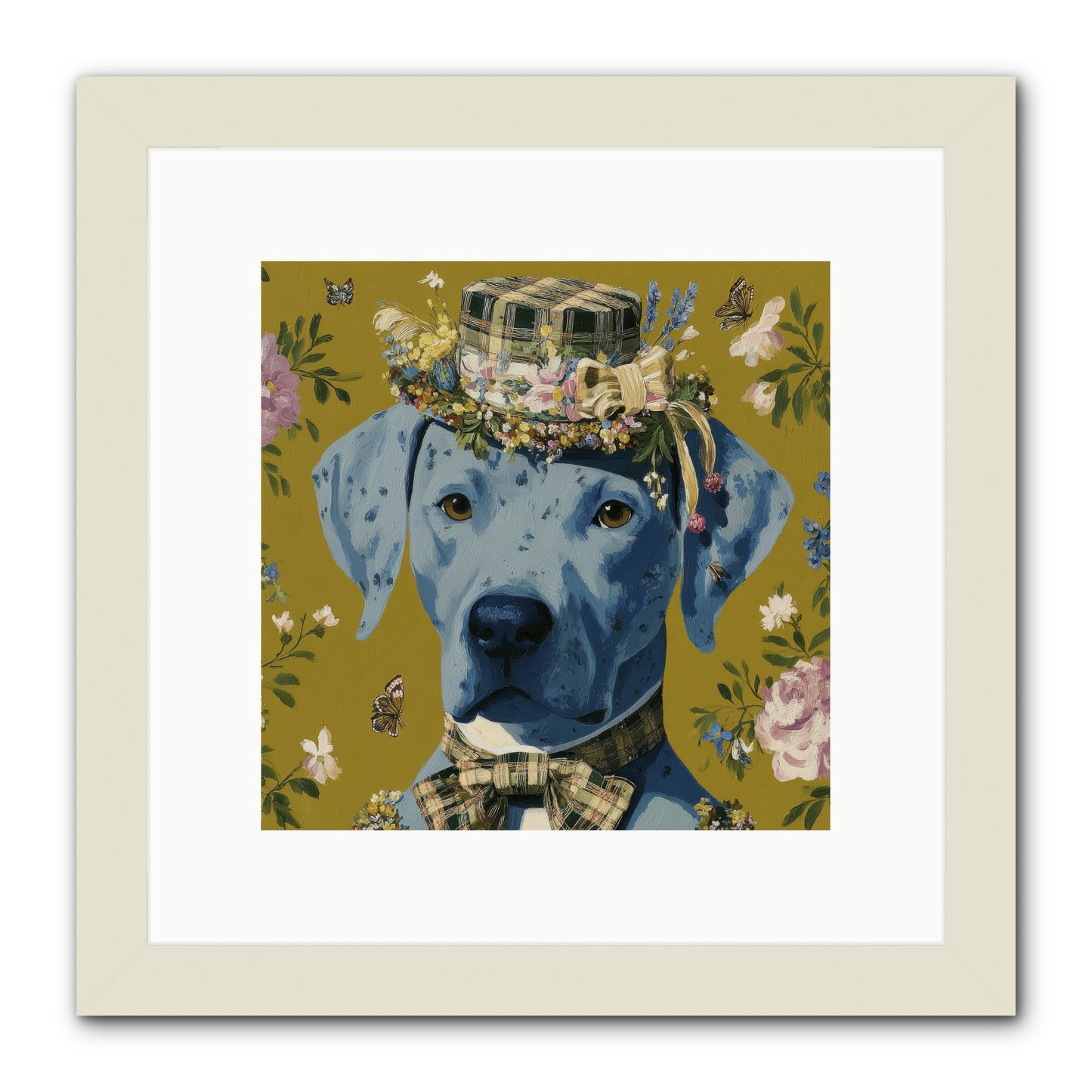 Whispers of the Woodland -- Framed Print - White 10x10