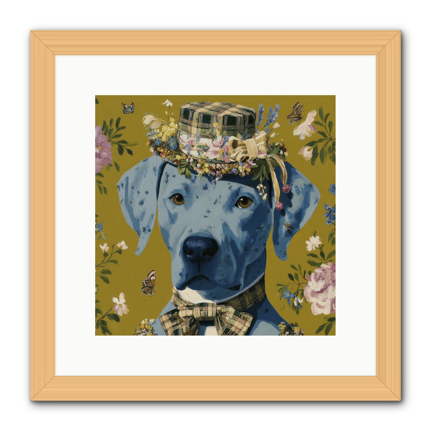 Whispers of the Woodland -- Framed Print - Natural 12x12
