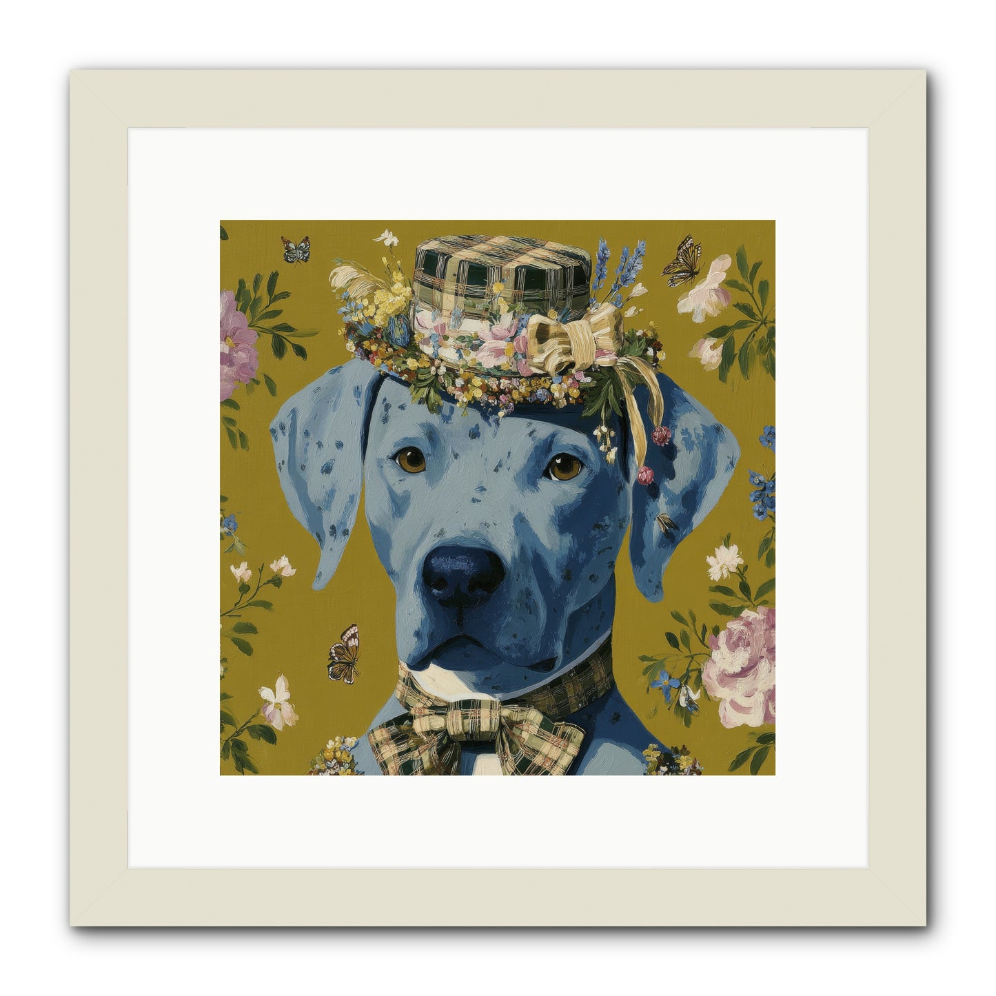 Whispers of the Woodland -- Framed Print - White 12x12
