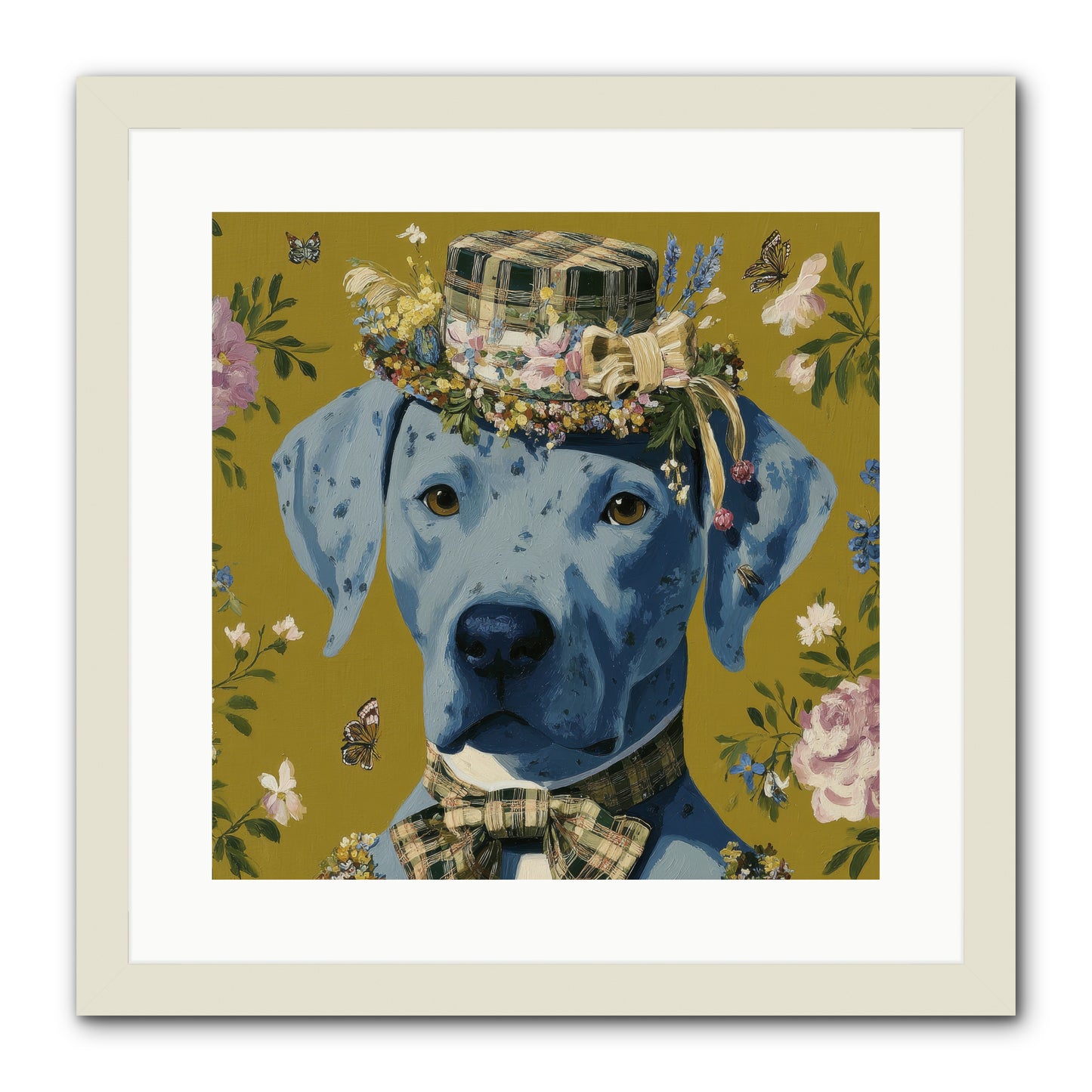Whispers of the Woodland -- Framed Print - White 16x16