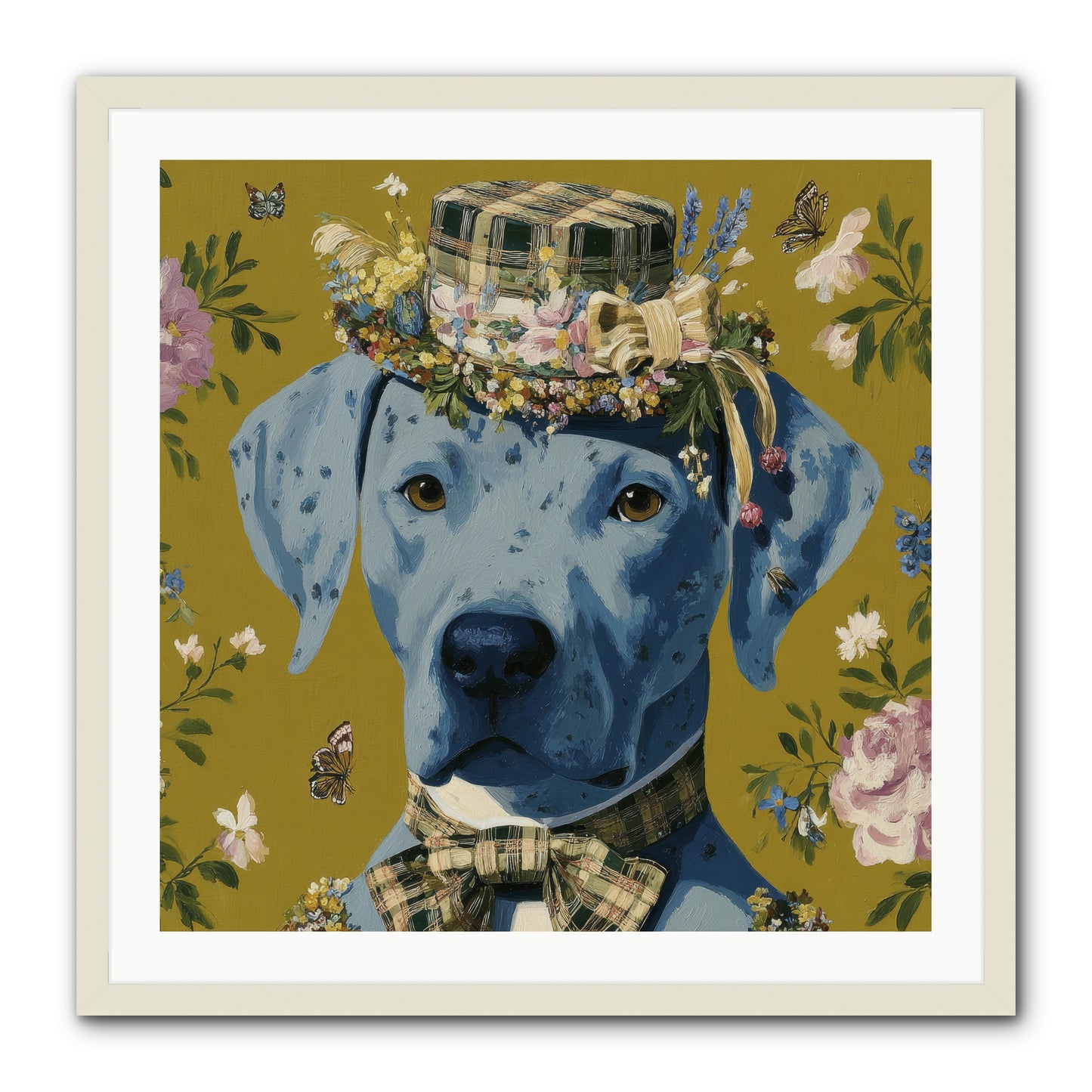 Whispers of the Woodland -- Framed Print - White 30x30