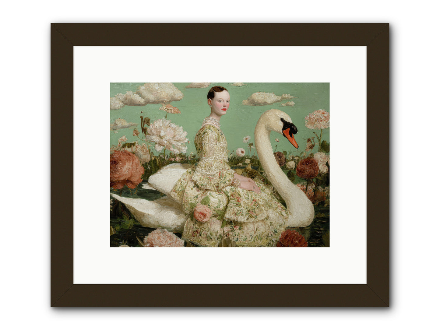 Whistlewood Lane-REZ -- Framed Print - Black 12x9