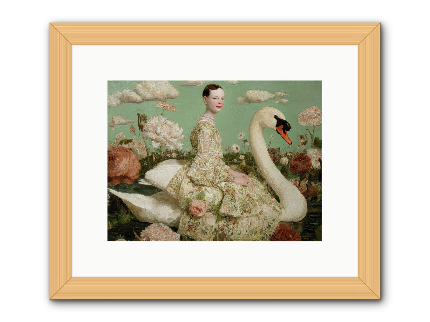 Whistlewood Lane-REZ -- Framed Print - Natural 12x9