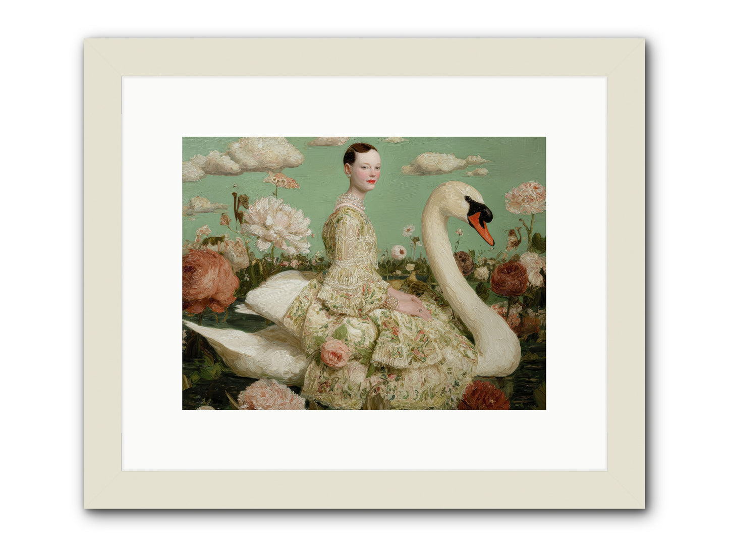 Whistlewood Lane-REZ -- Framed Print - White 12x9