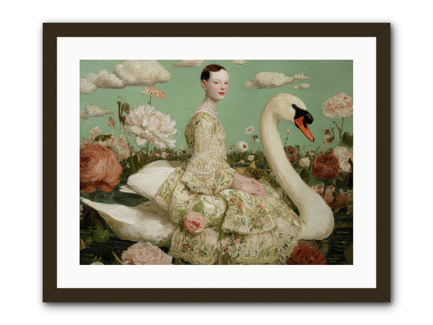 Whistlewood Lane-REZ -- Framed Print - Black 24x18