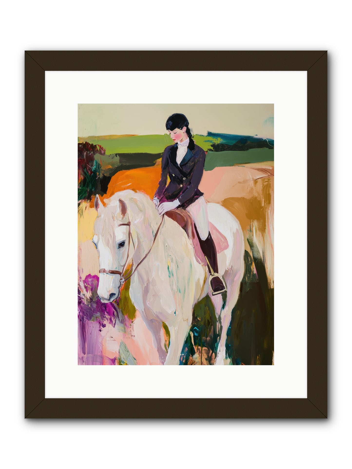 Whistling Wind -- Framed Print - Black 12x16