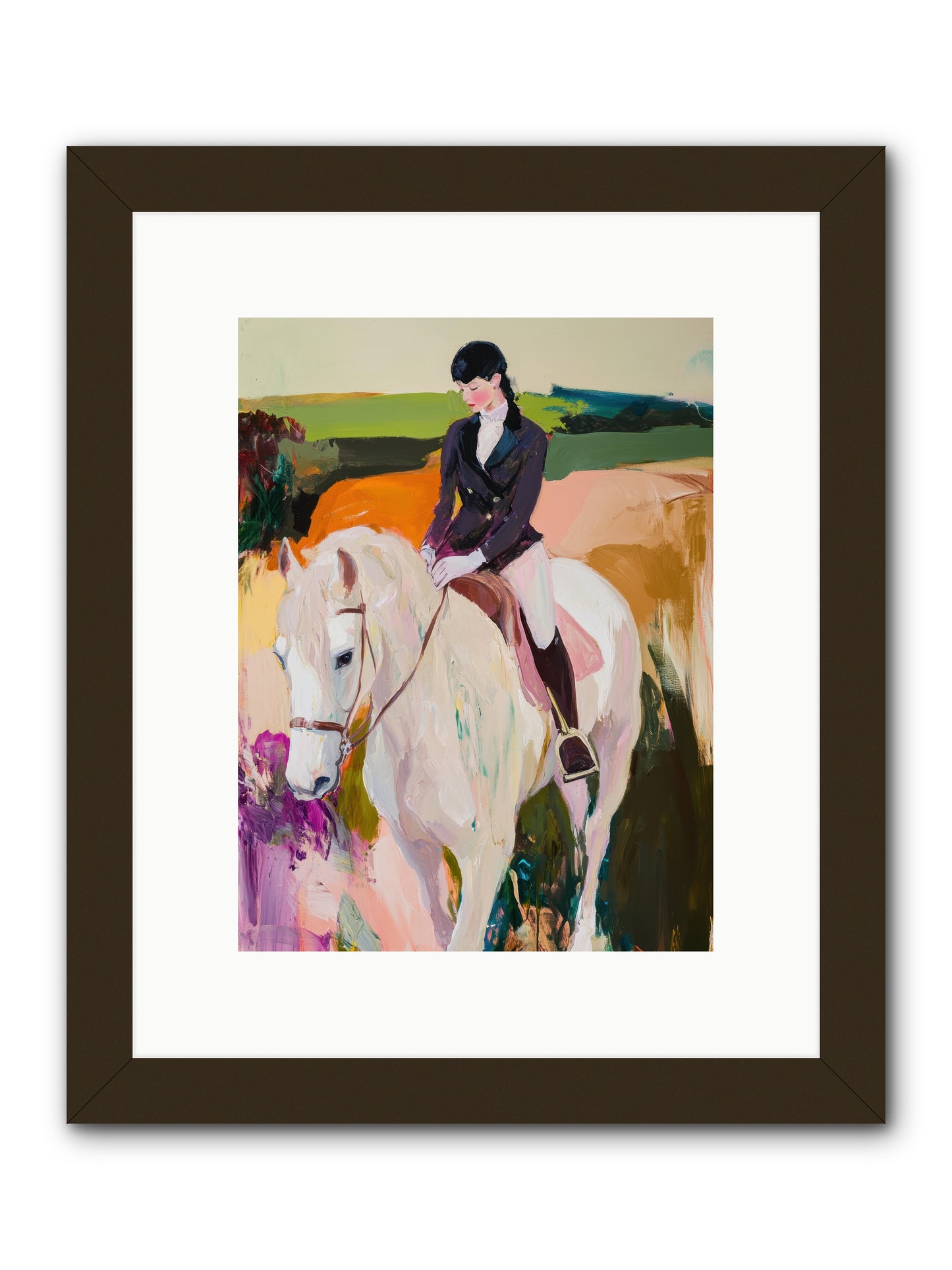 Whistling Wind -- Framed Print - Black 9x12
