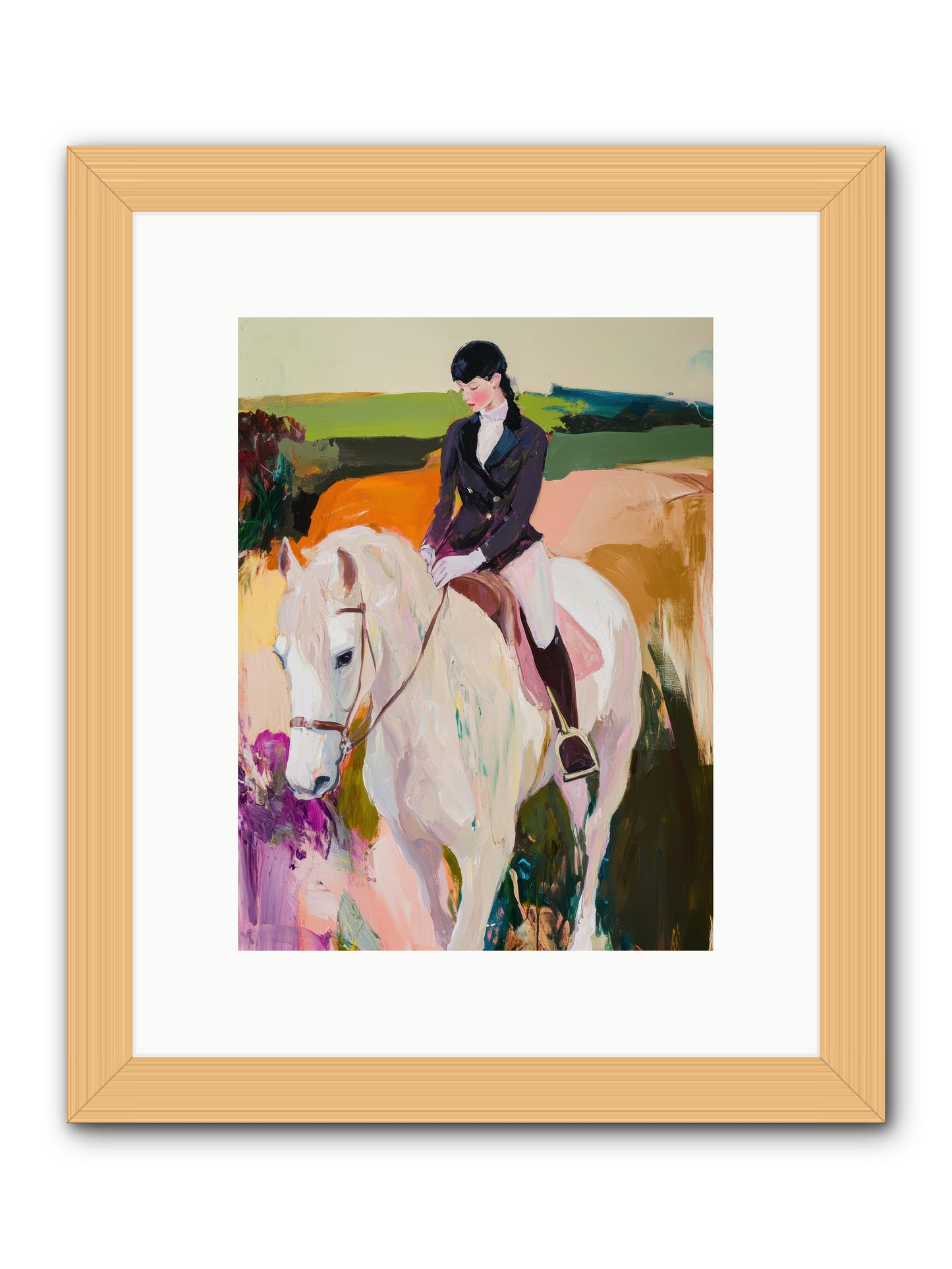 Whistling Wind -- Framed Print - Natural 9x12