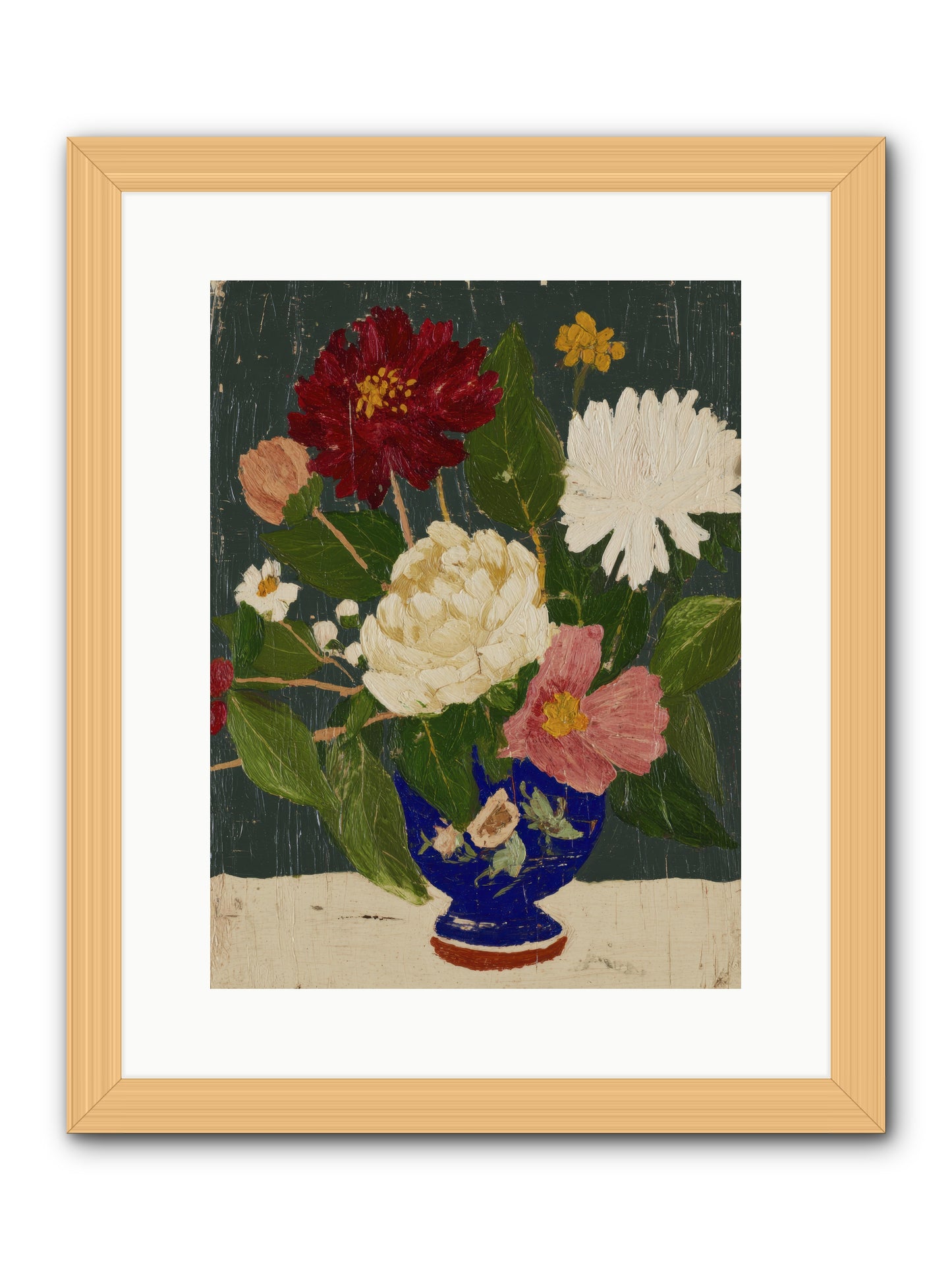 Wild Abundance -- Framed Print - Natural 12x16