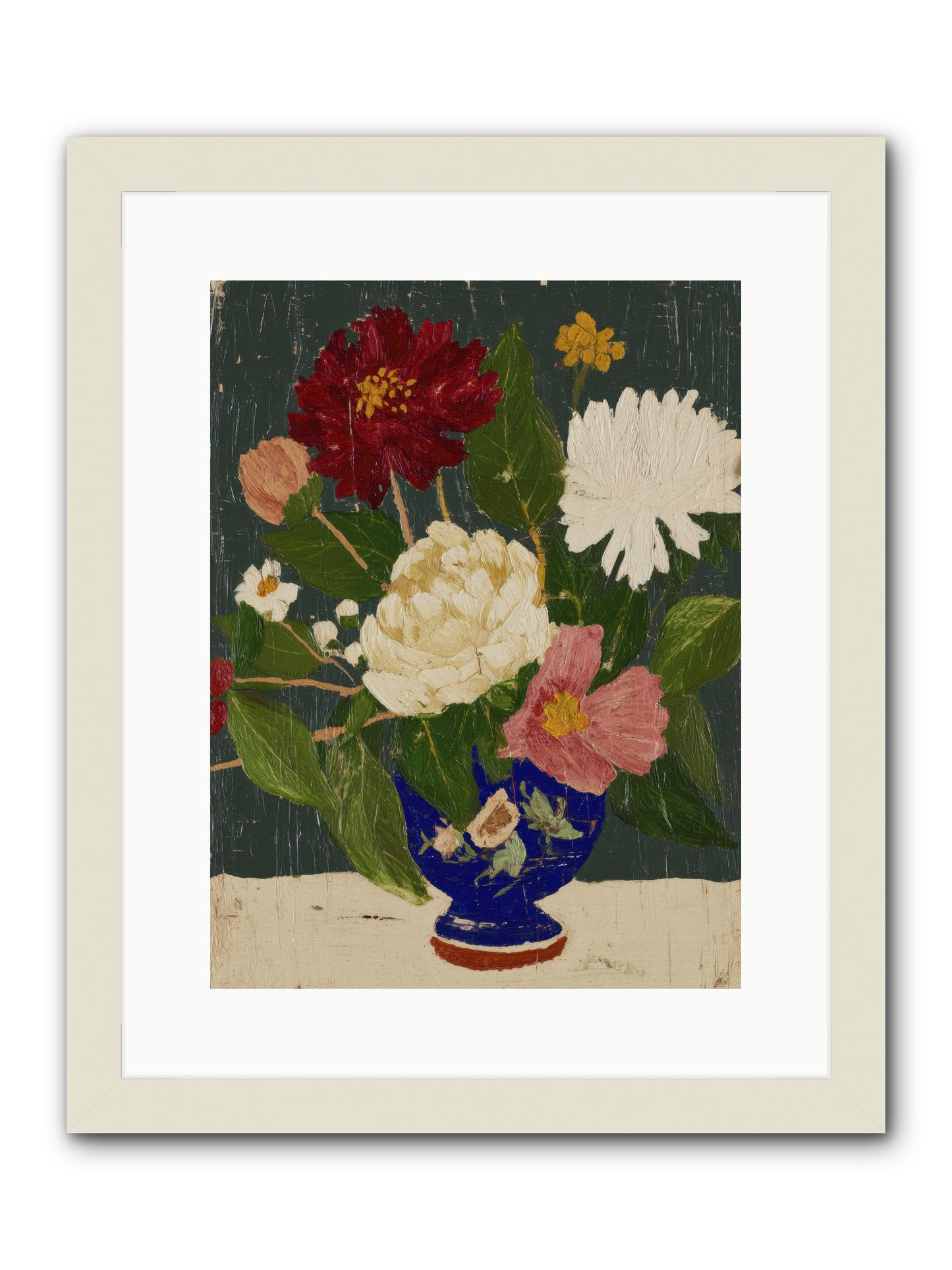 Wild Abundance -- Framed Print - White 12x16