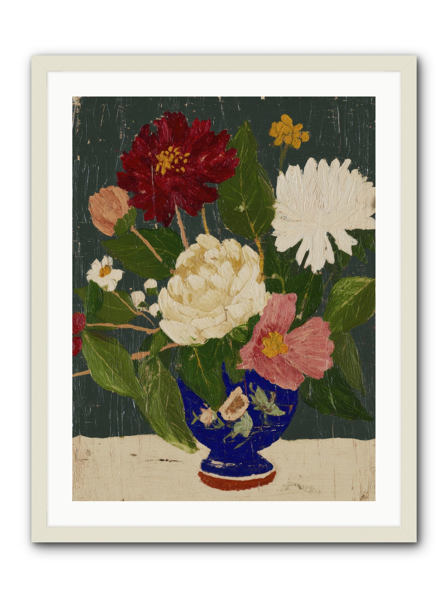 Wild Abundance -- Framed Print - White 24x32