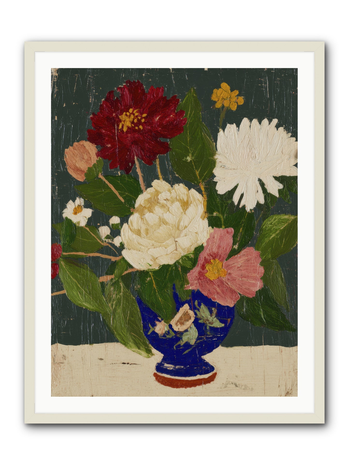 Wild Abundance -- Framed Print - White 30x40
