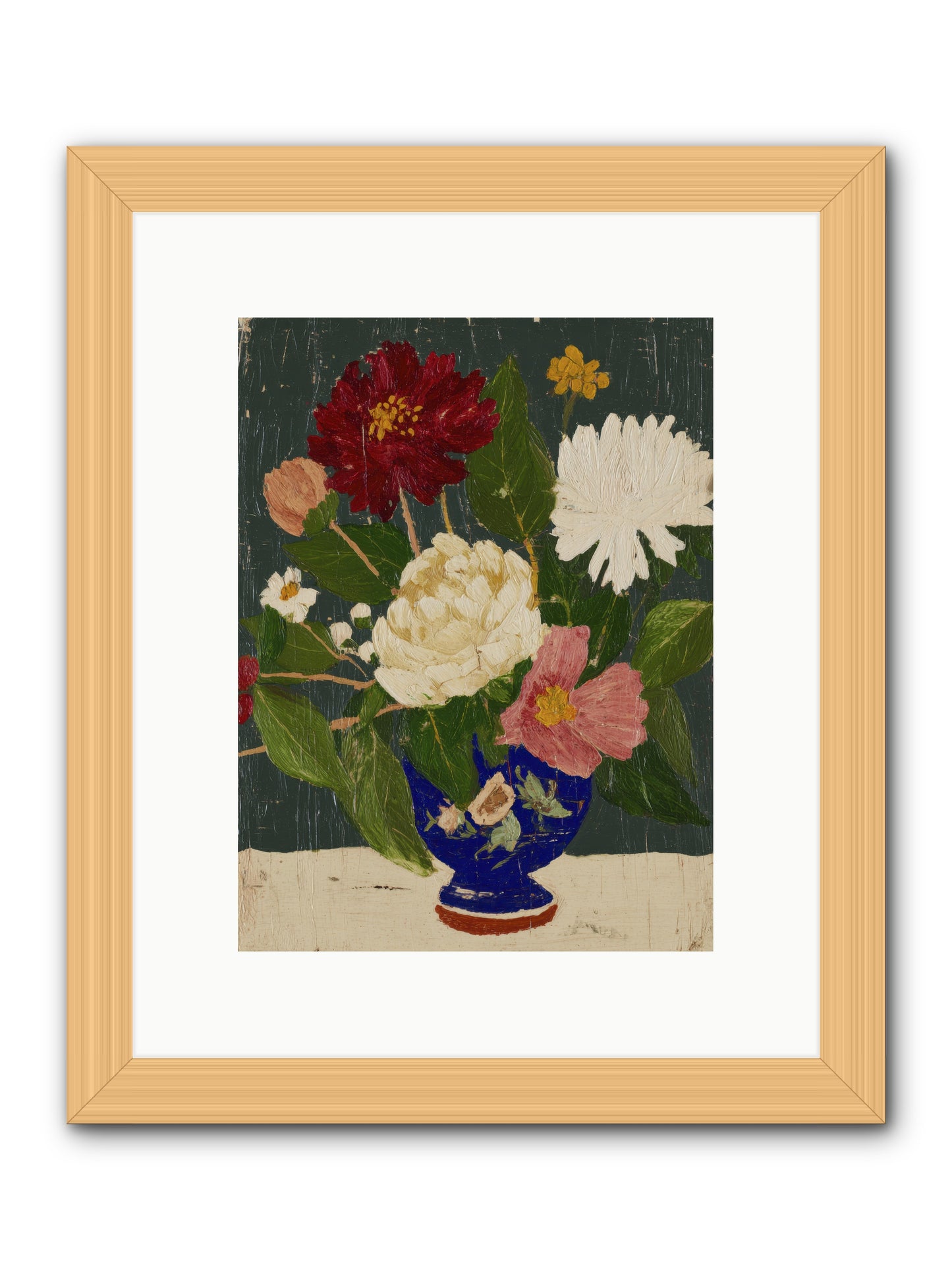Wild Abundance -- Framed Print - Natural 9x12