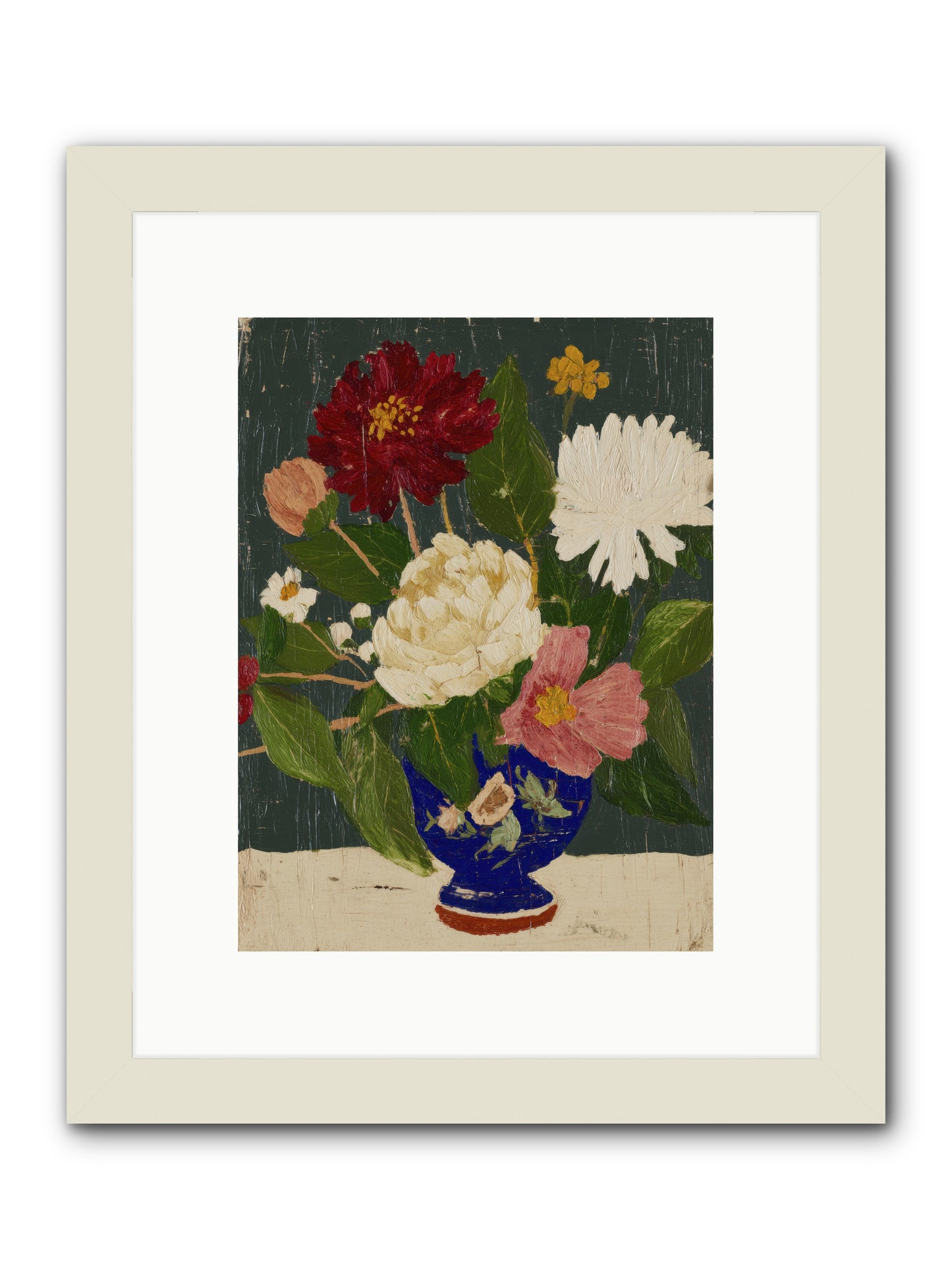 Wild Abundance -- Framed Print - White 9x12