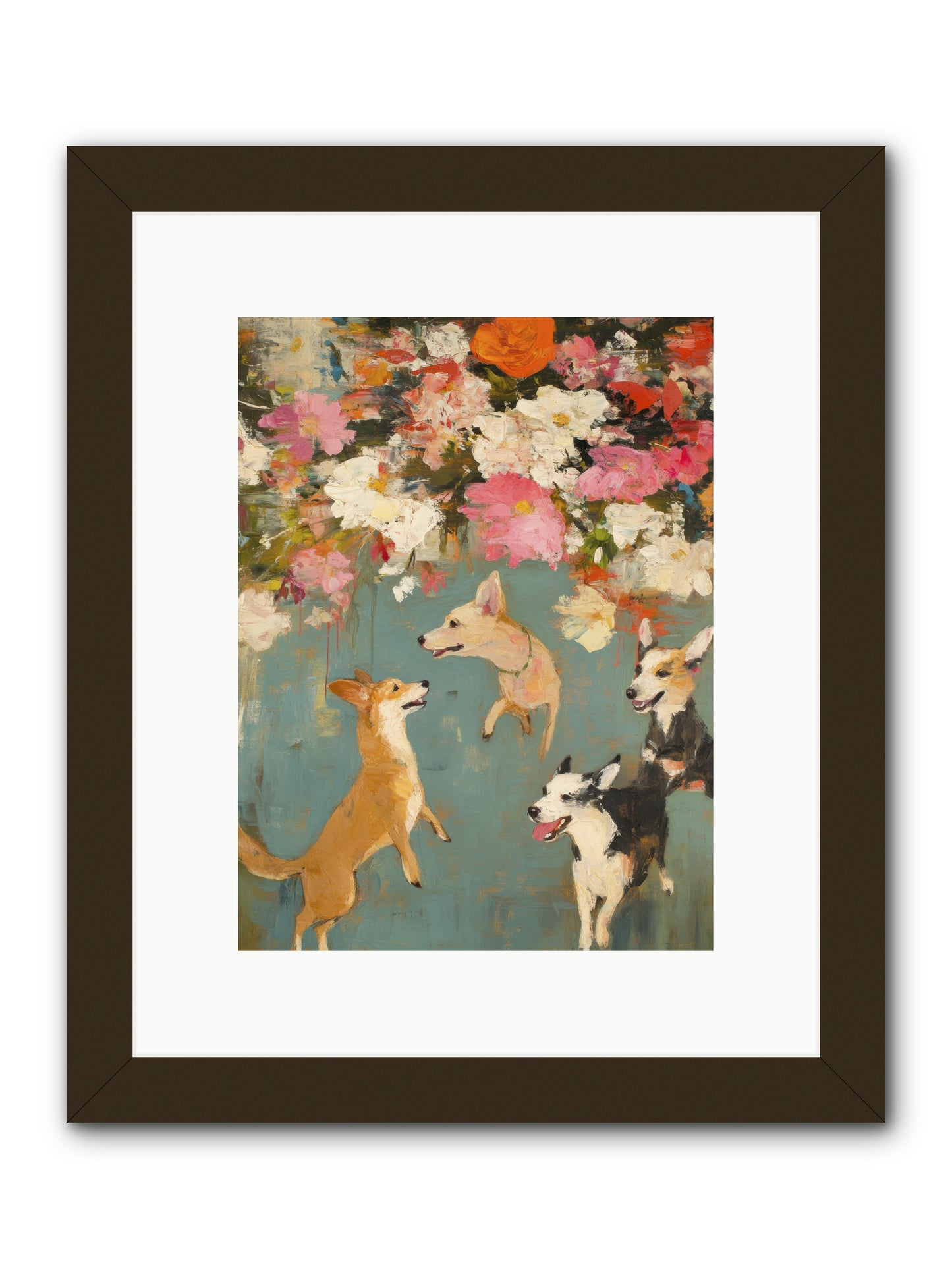 Wild Bloom Companions -- Framed Print - Black 9x12
