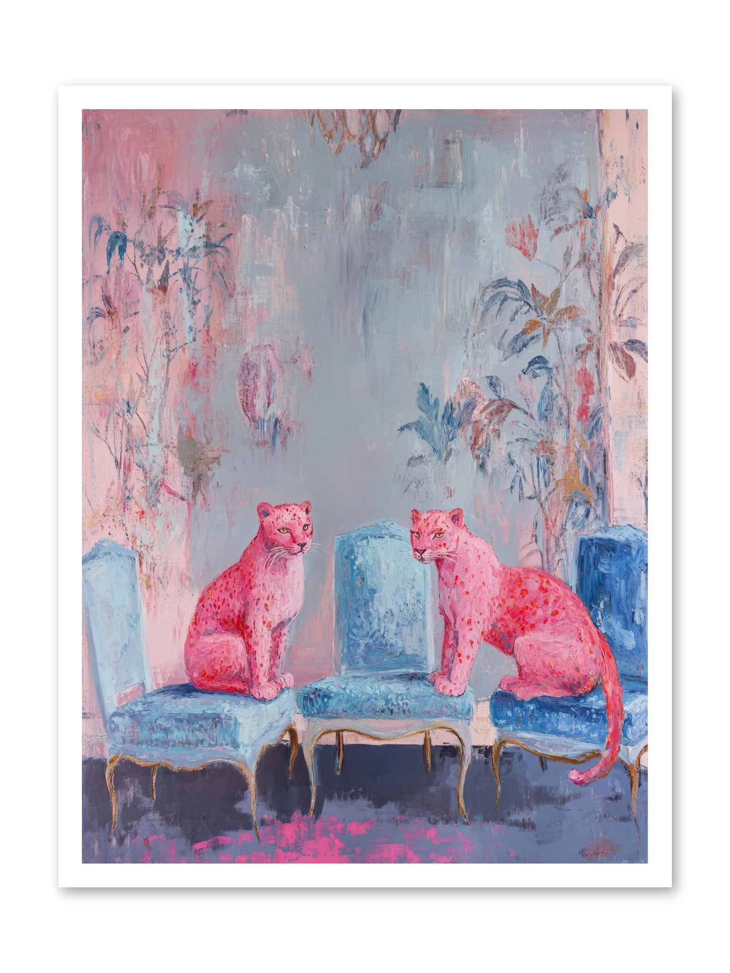 Wild Blue Velvet -- Paper Print 24x32
