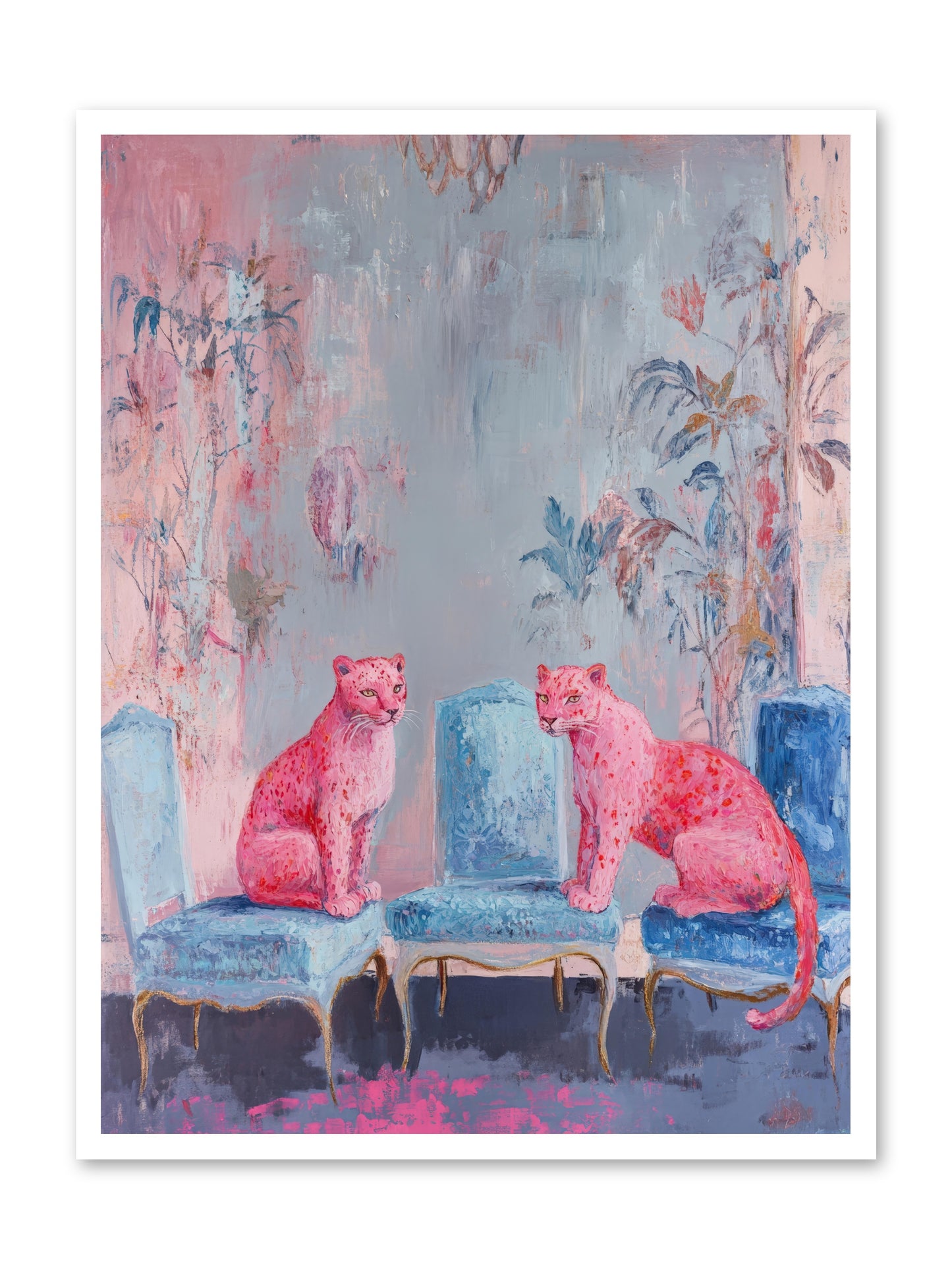 Wild Blue Velvet -- Paper Print 30x40