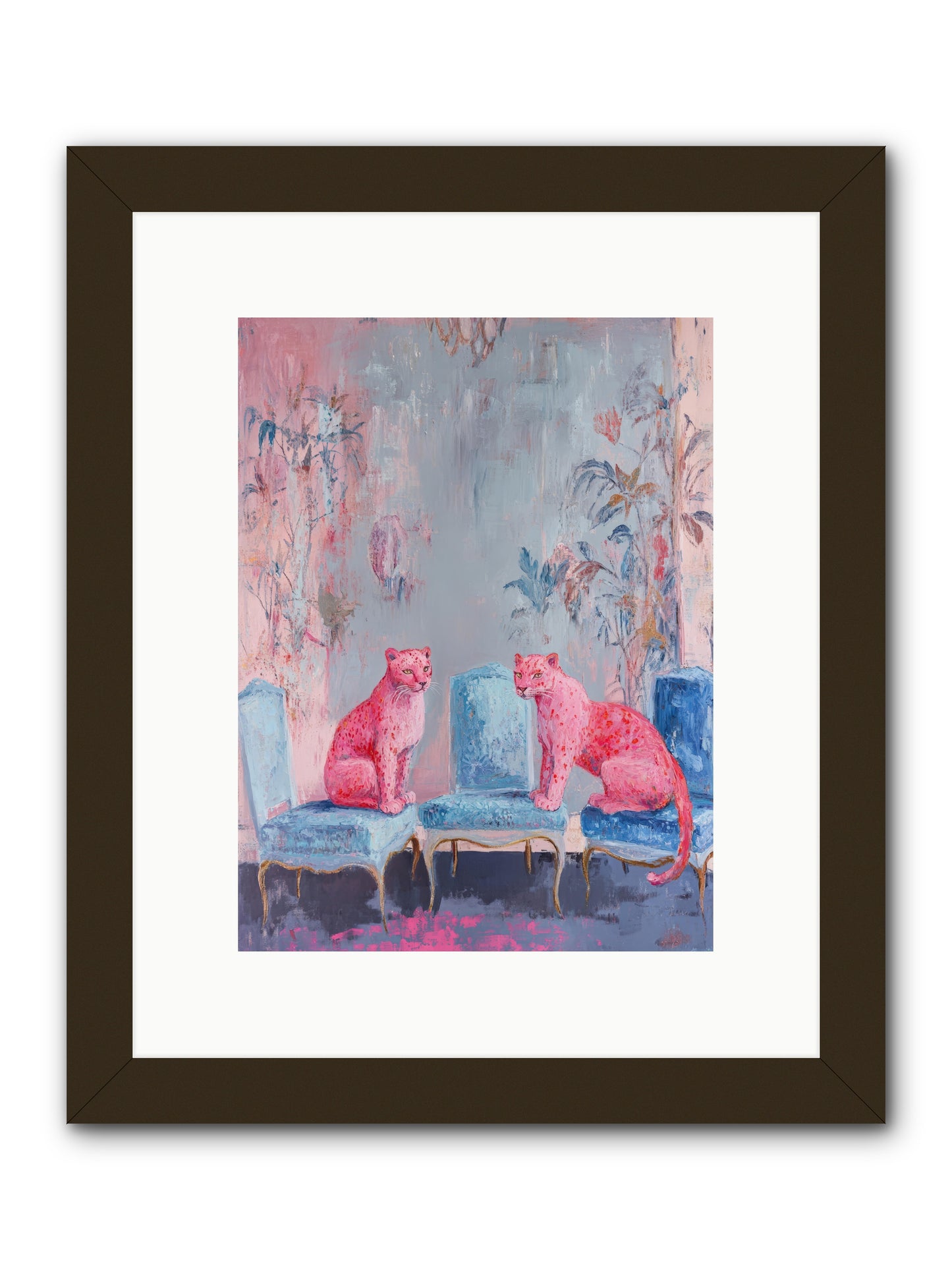 Wild Blue Velvet -- Framed Print - Black 9x12