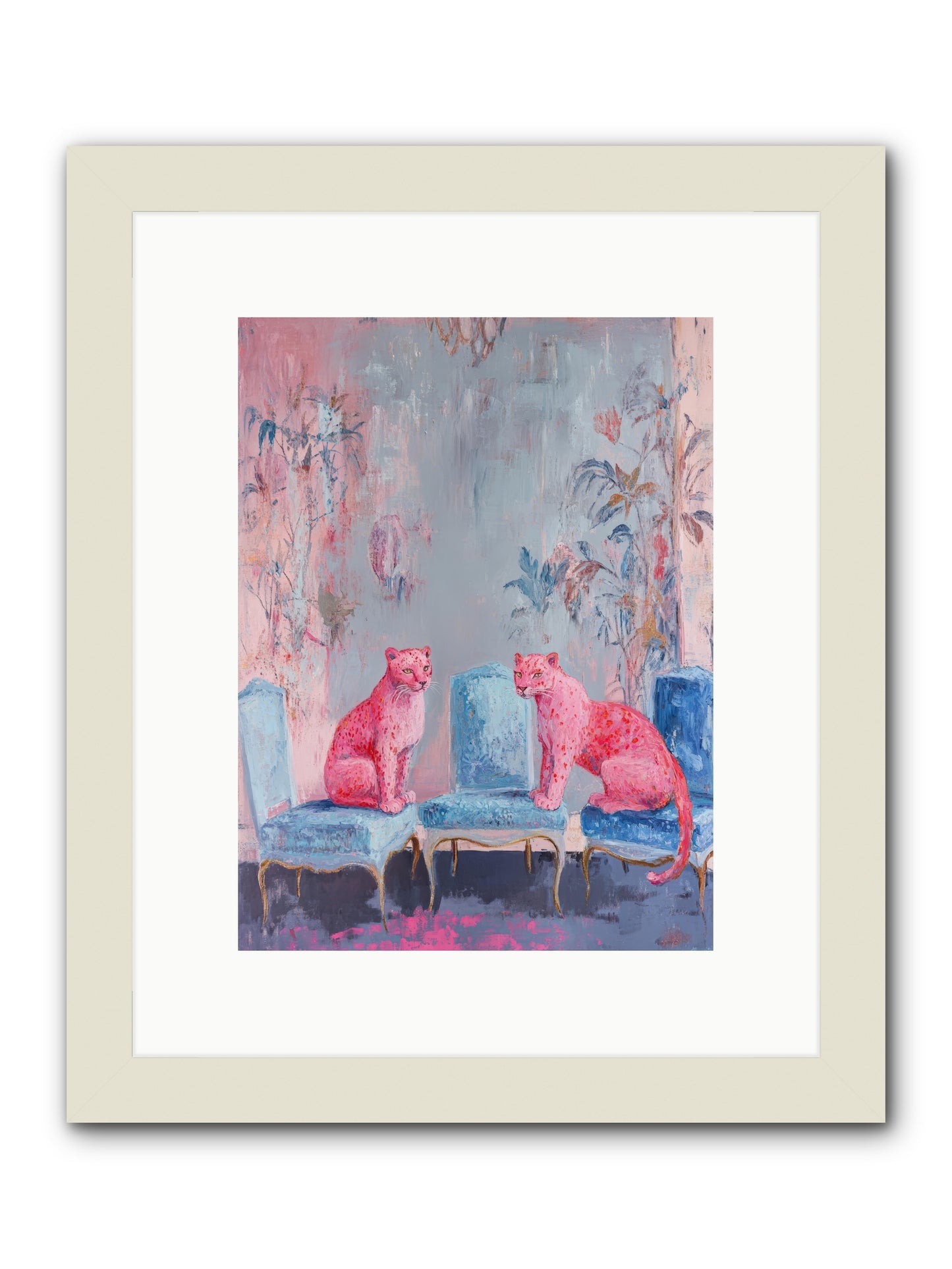 Wild Blue Velvet -- Framed Print - White 9x12