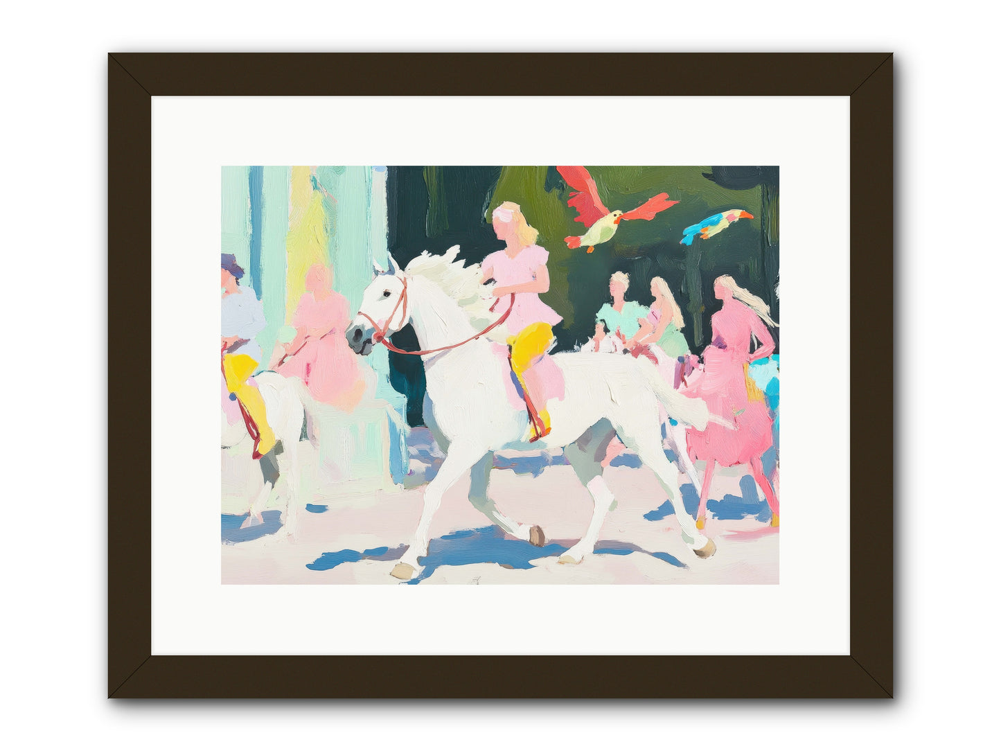 Wild Card -- Framed Print - Black 16x12