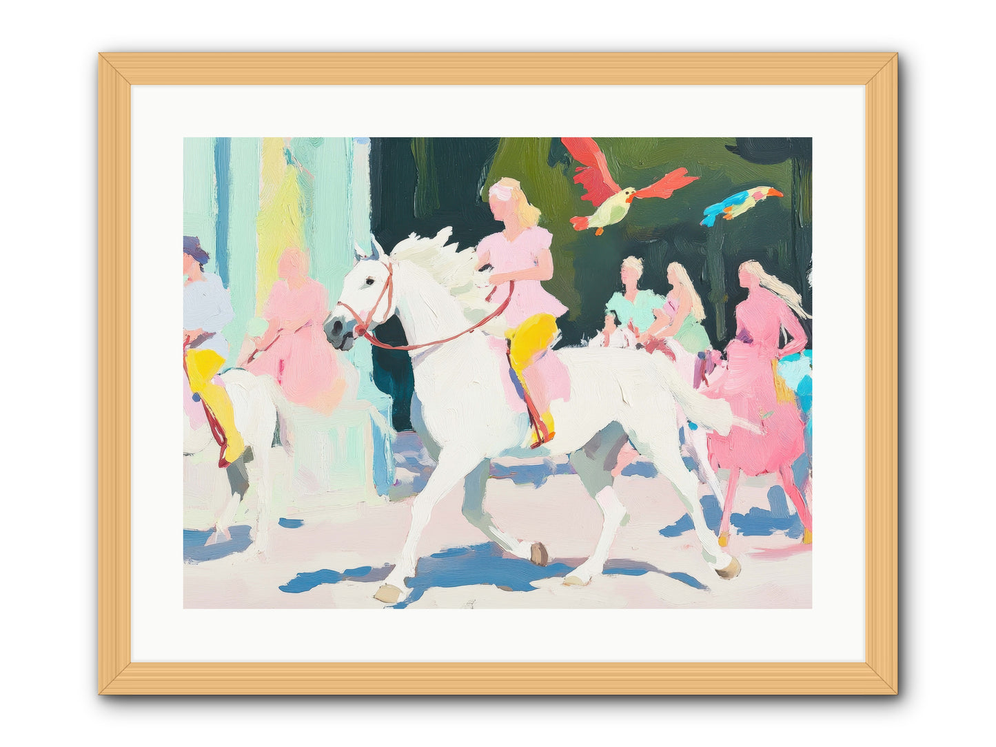 Wild Card -- Framed Print - Natural 24x18