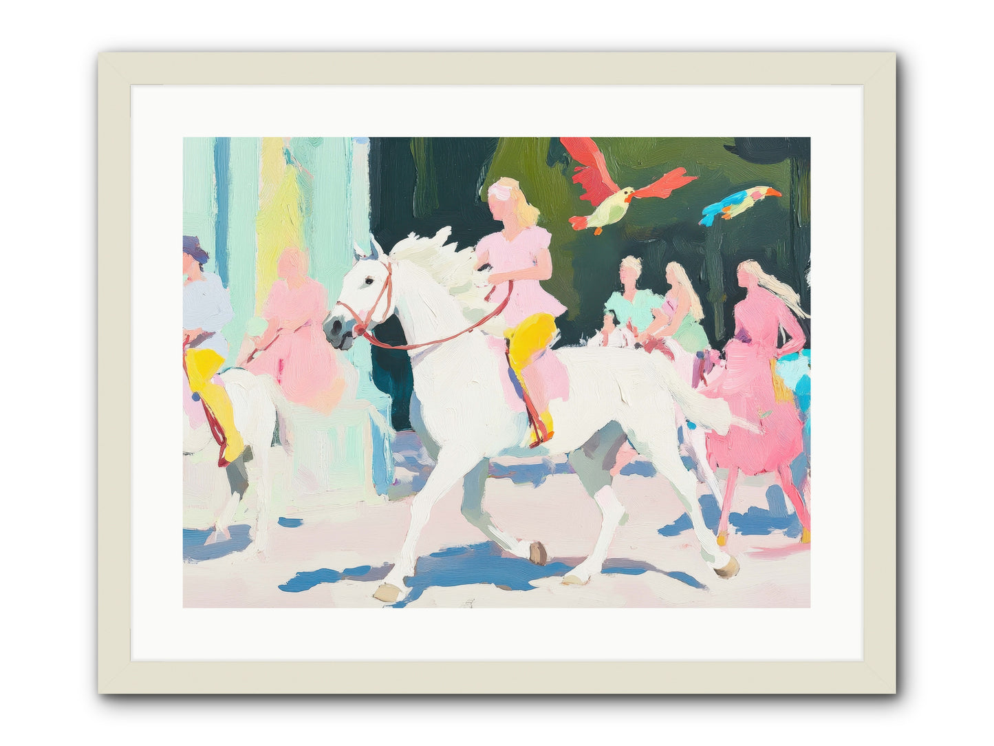Wild Card -- Framed Print - White 24x18